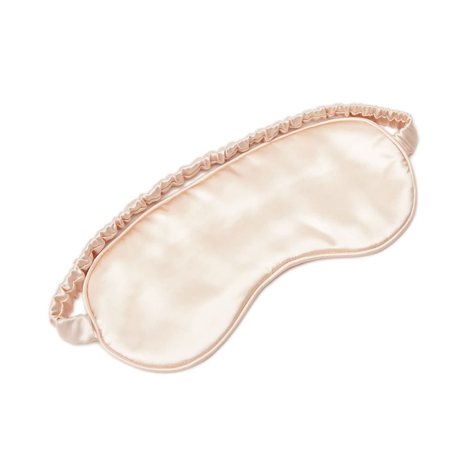 pink silk eye mask