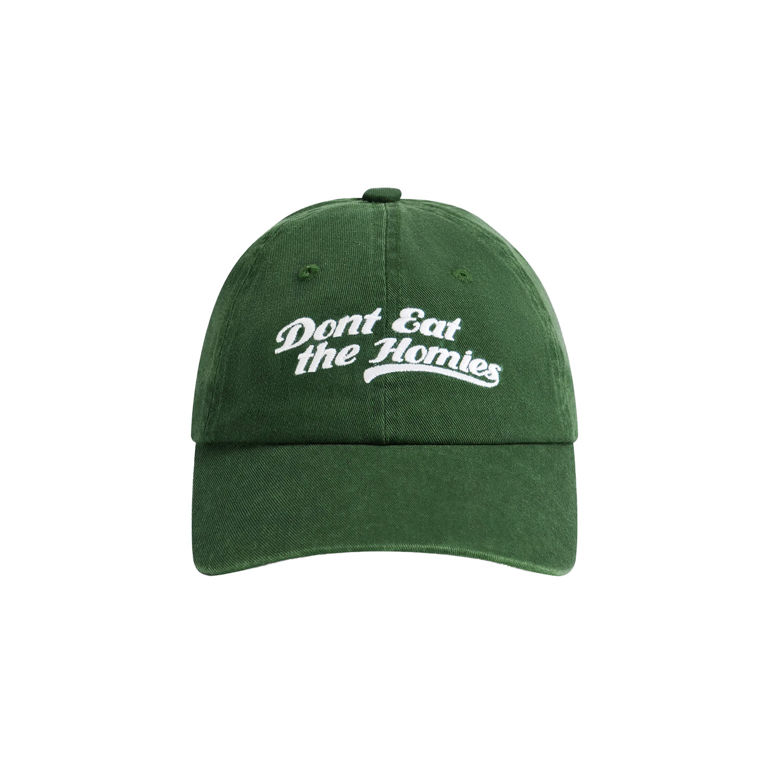 Women’s Deth Baseball Hat - Forest Green One Size Dont Eat the Homies