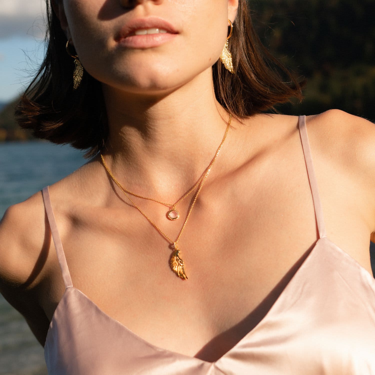 値下げ！【岩間恵:シュノンChenon】ROSE venus Necklace - メルカリ