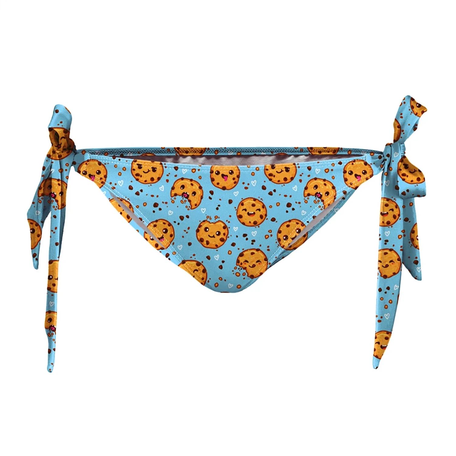 Aloha From Deer Women's Blue Cookies Bikini Bows Bottom In Blue
