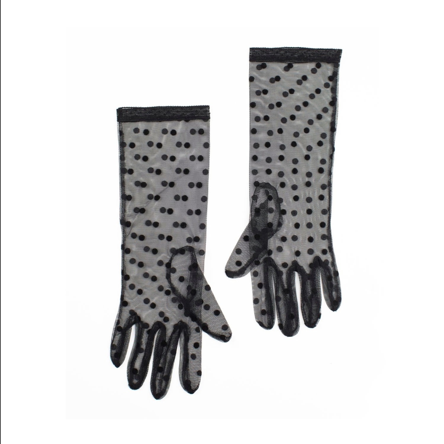 Women’s Black Catherine Gloves One Size Azima Musayeva