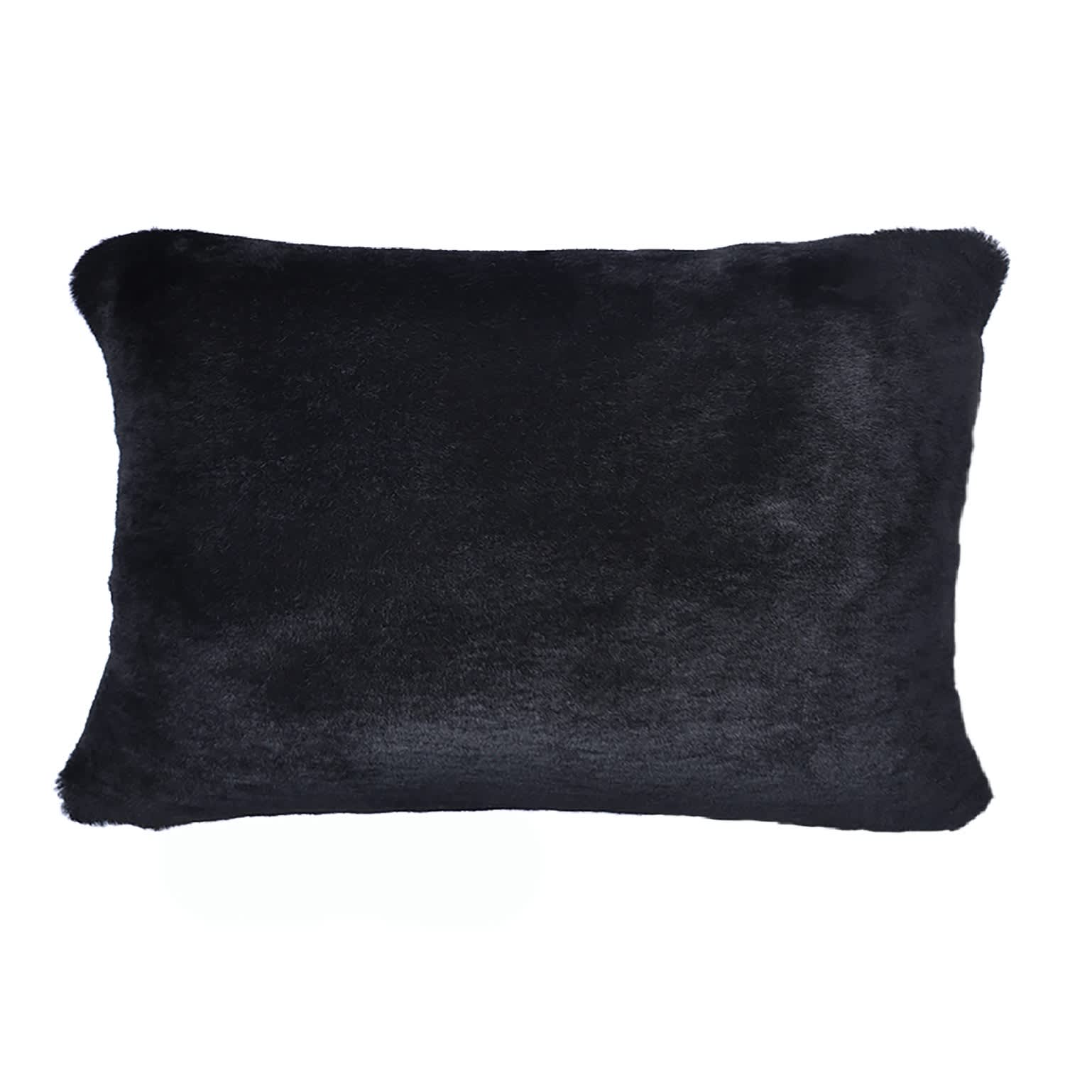 Sheepskin Bolster Cushion Black One Nine Eight Five Wolf Badger
