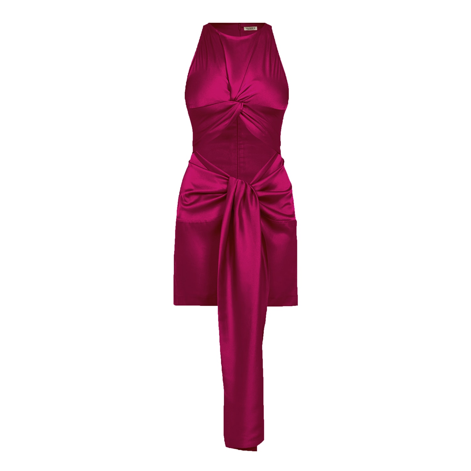 Women’s Pink / Purple Double Knot Mini Dress - Fuchsia Small Avenue 8