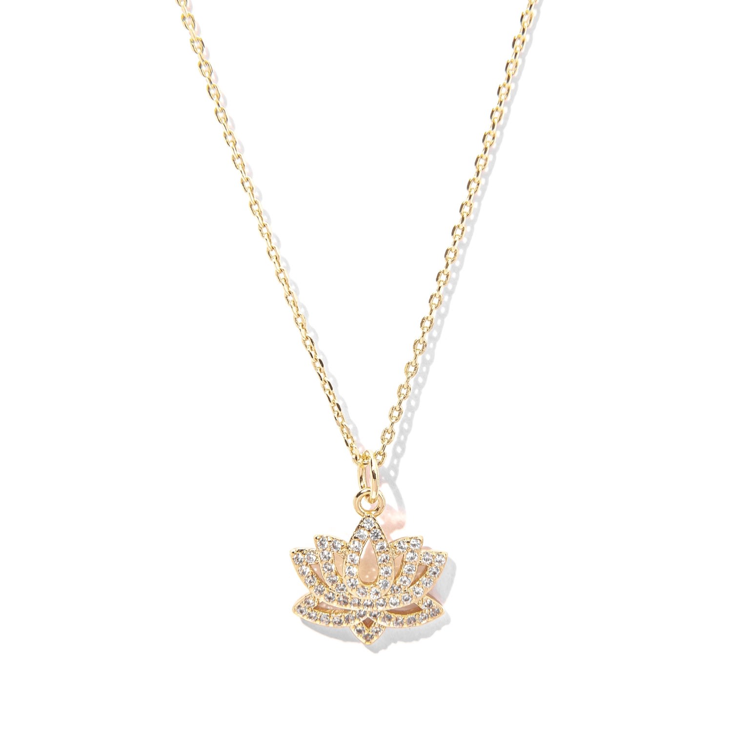 Women’s Gold Filled Little Lotus Necklace The Essential Jewels