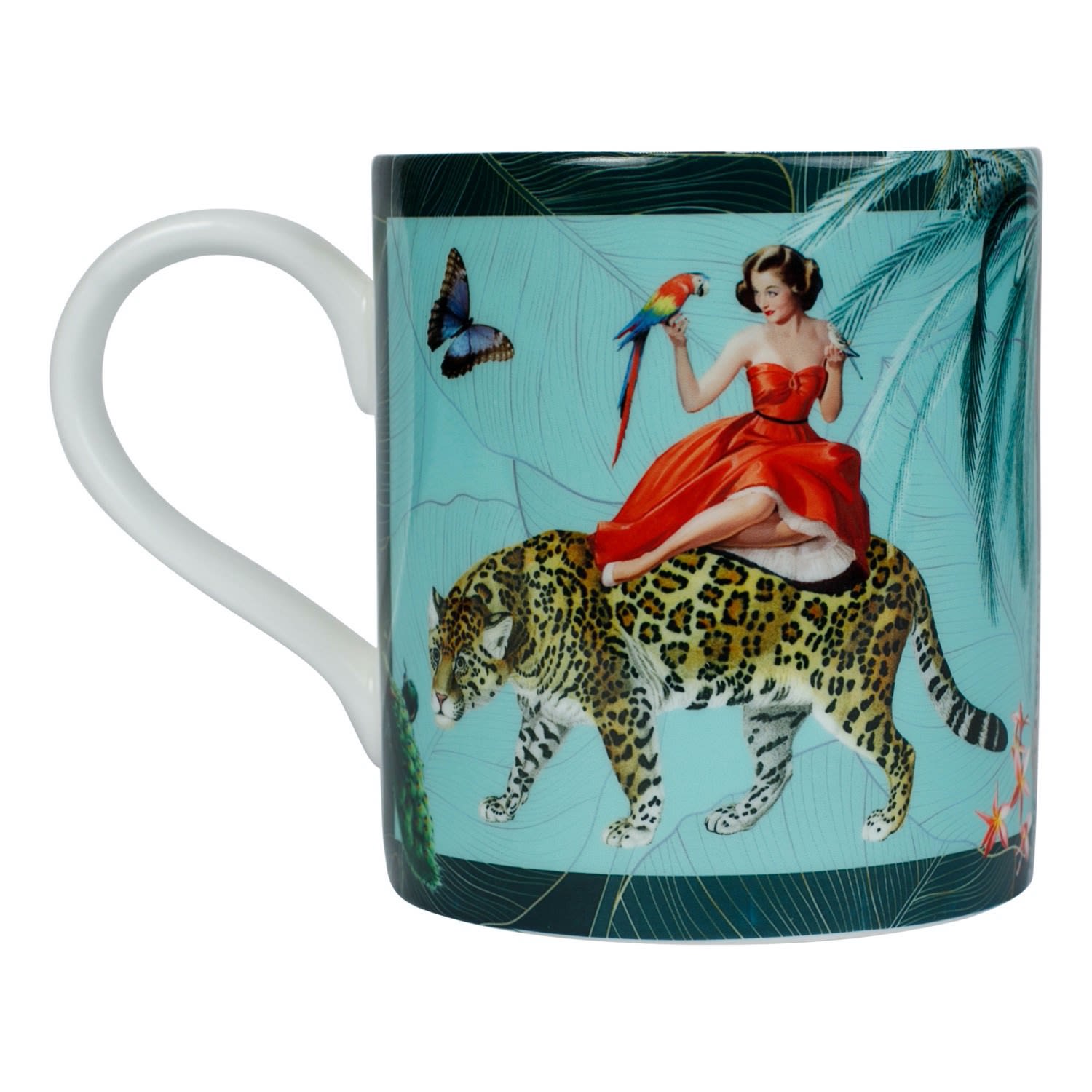 Mary Large China Mug - Multicolour Myrtle & Mary