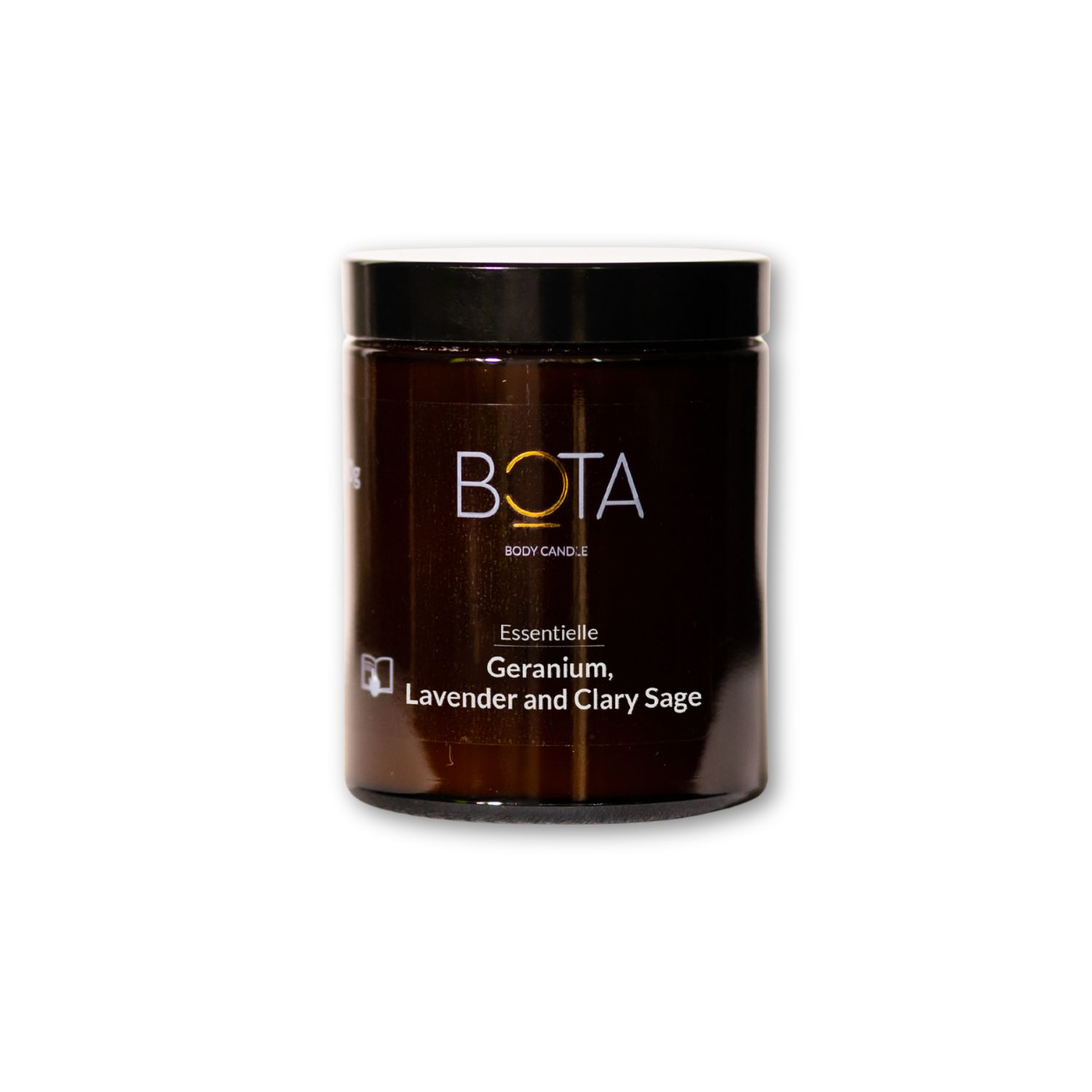 Bɔta Brown Essentielle Collection: Geranium, Lavender & Clary Sage Body Candle