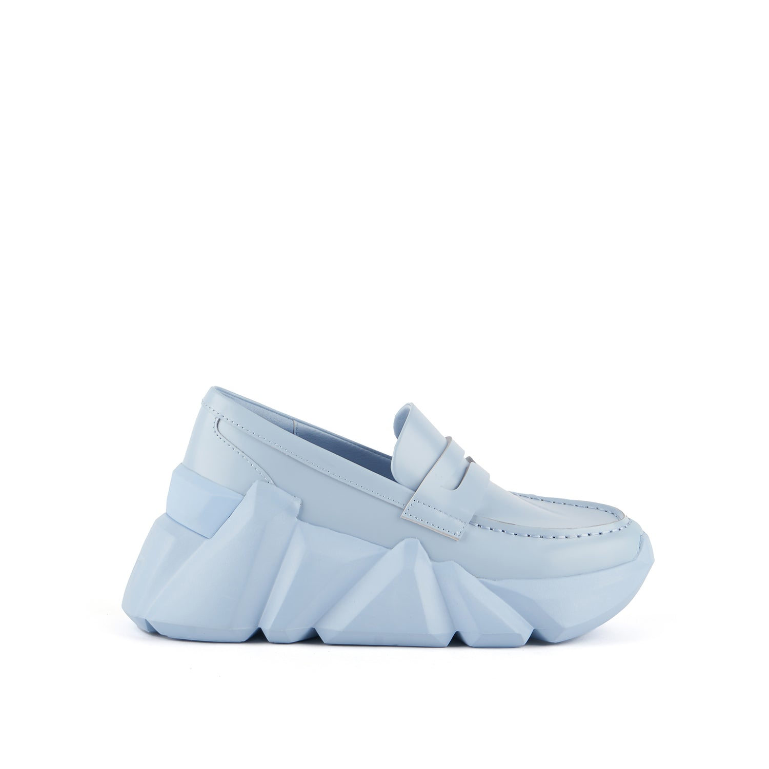 United Nude Women's Blue Space Kick Loafer - Skyway In Blue