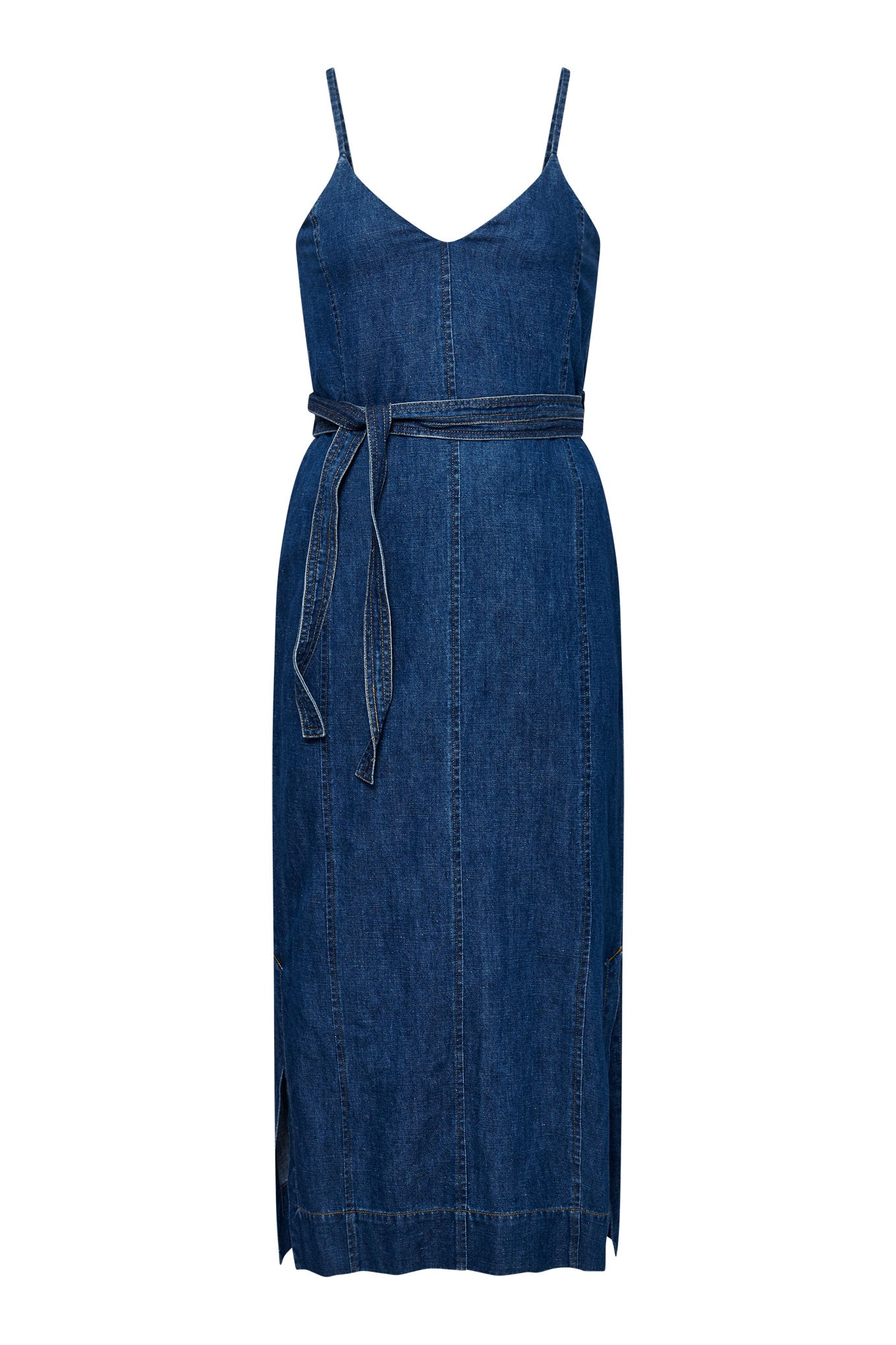 Komodo Women's Blue Iman - Organic Cotton Mid Wash Dress