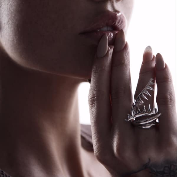 Kasun Serpent Ring Silver In Serpent