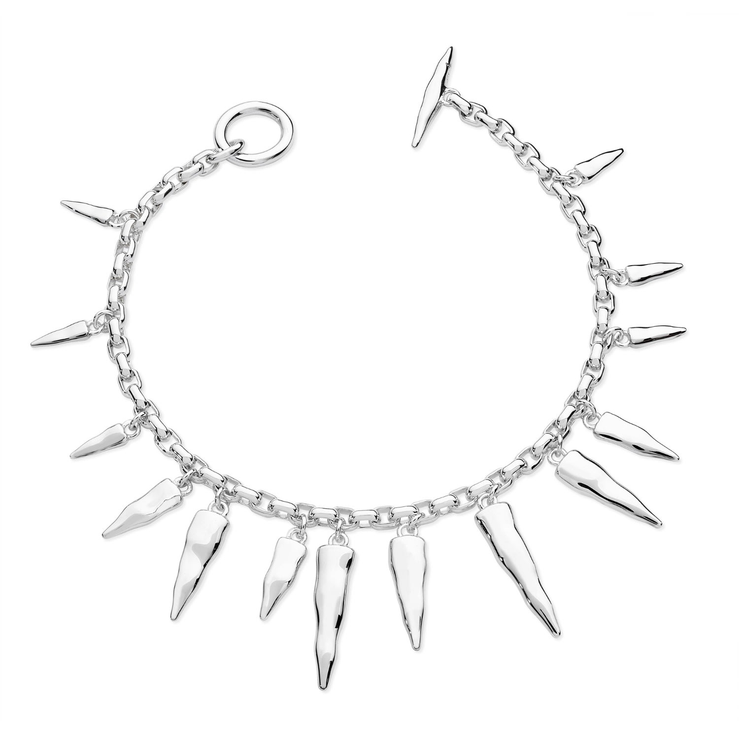 Lucy Quartermaine Women's Silver Icicle Bracelet In Metallic