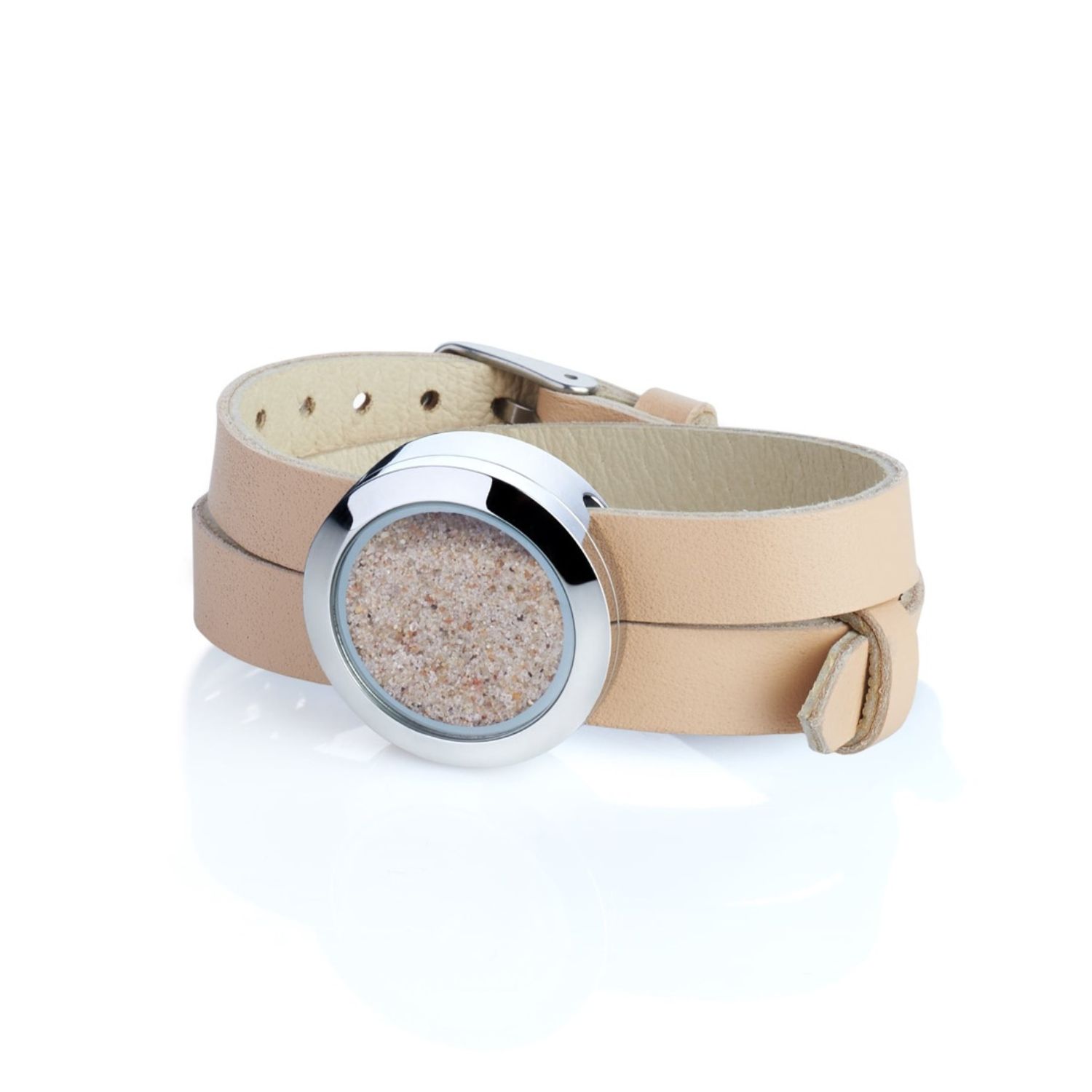 Women's Neutrals / Brown Handmade Designer Bracelet With Natural Beach Sand – Vacation Jewelry Gift | My Little Nature