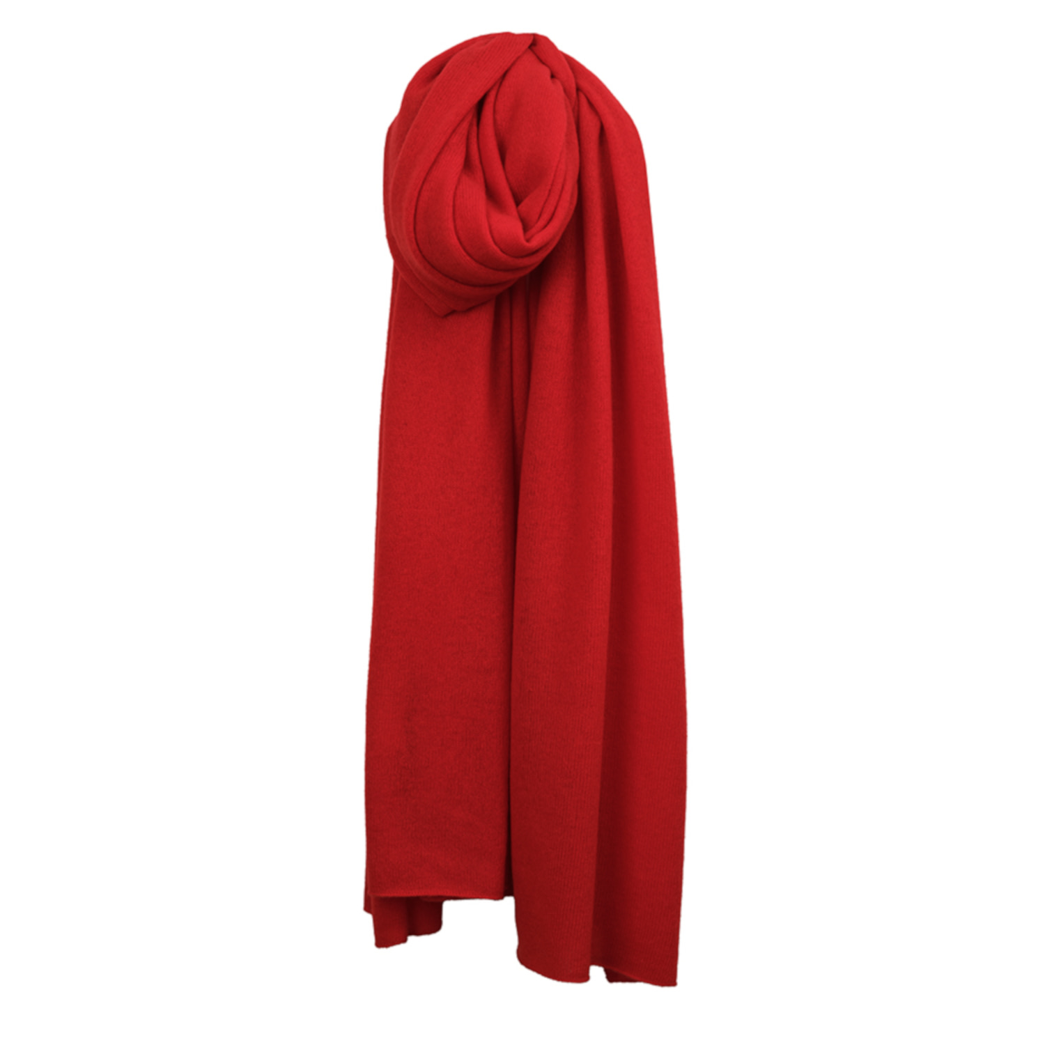 Cove Women's Lola Red Cashmere Travel Wrap In Red