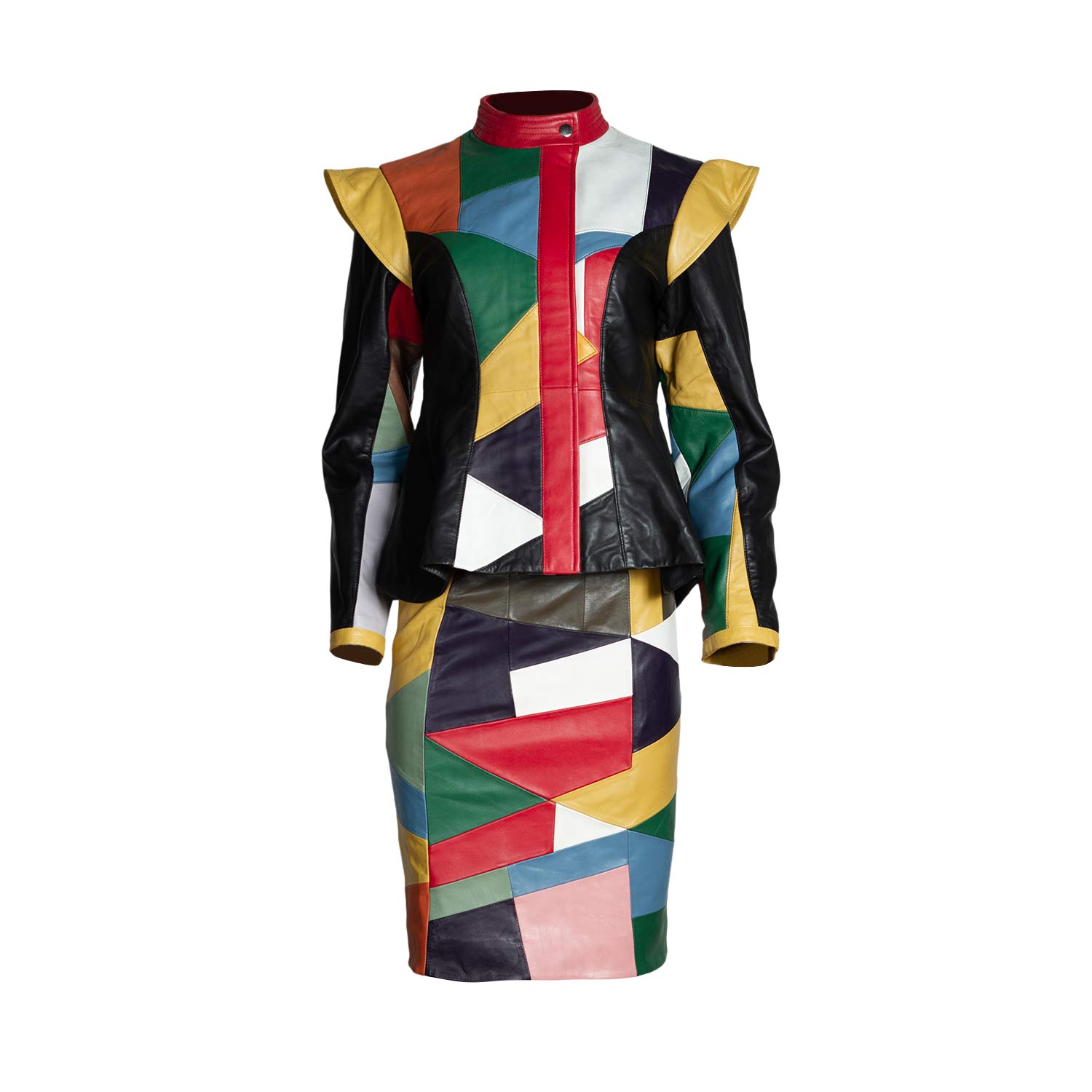 Zasta Studio Women's The Virago Italian Leather Jacket & Skirt