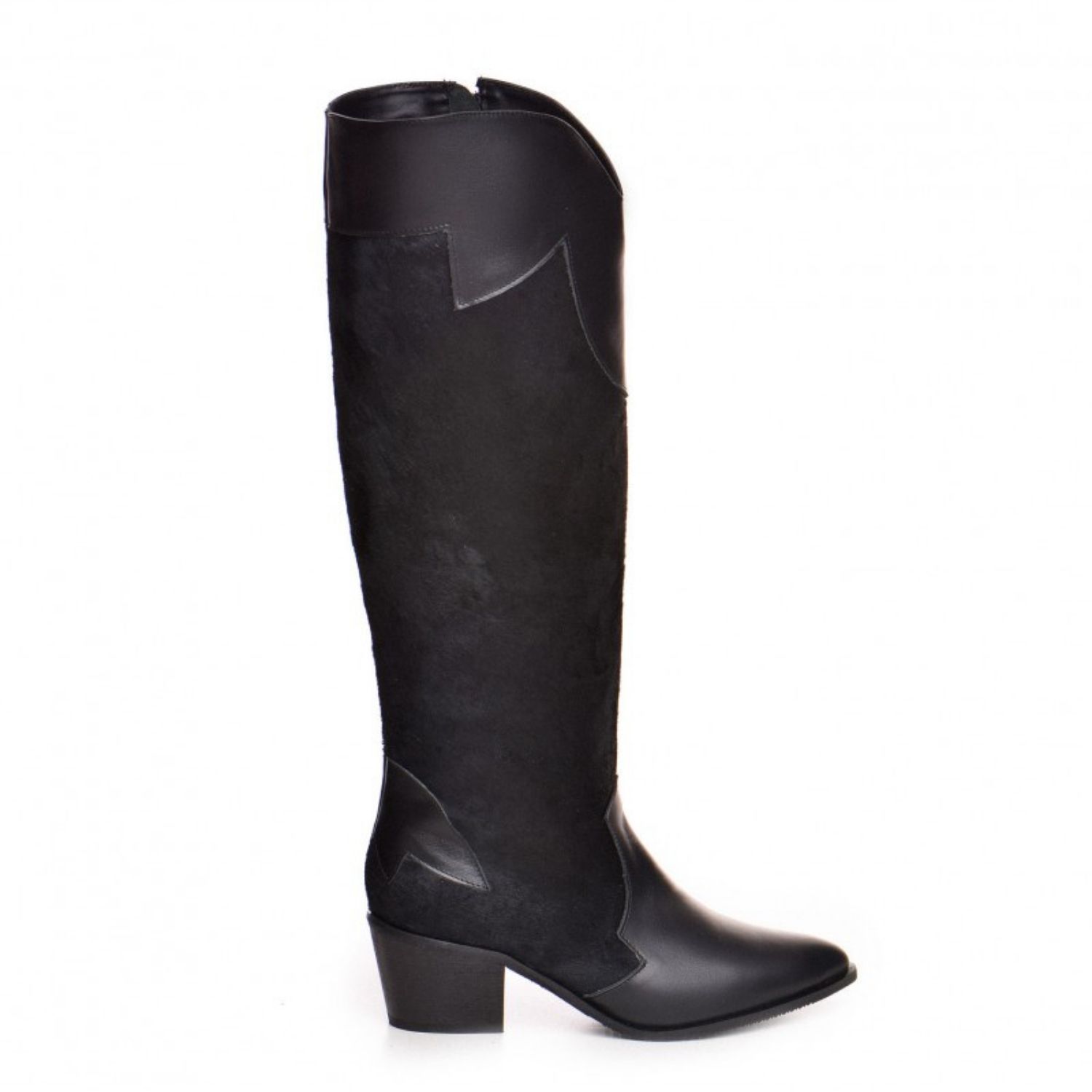 The 5th Element Women's Artemis Black High Western Boots In Black