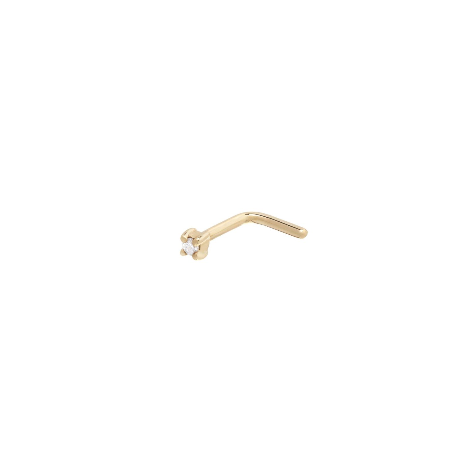 Women’s Mini Diamond Nose Stud 9K Gold Zohreh V. Jewellery