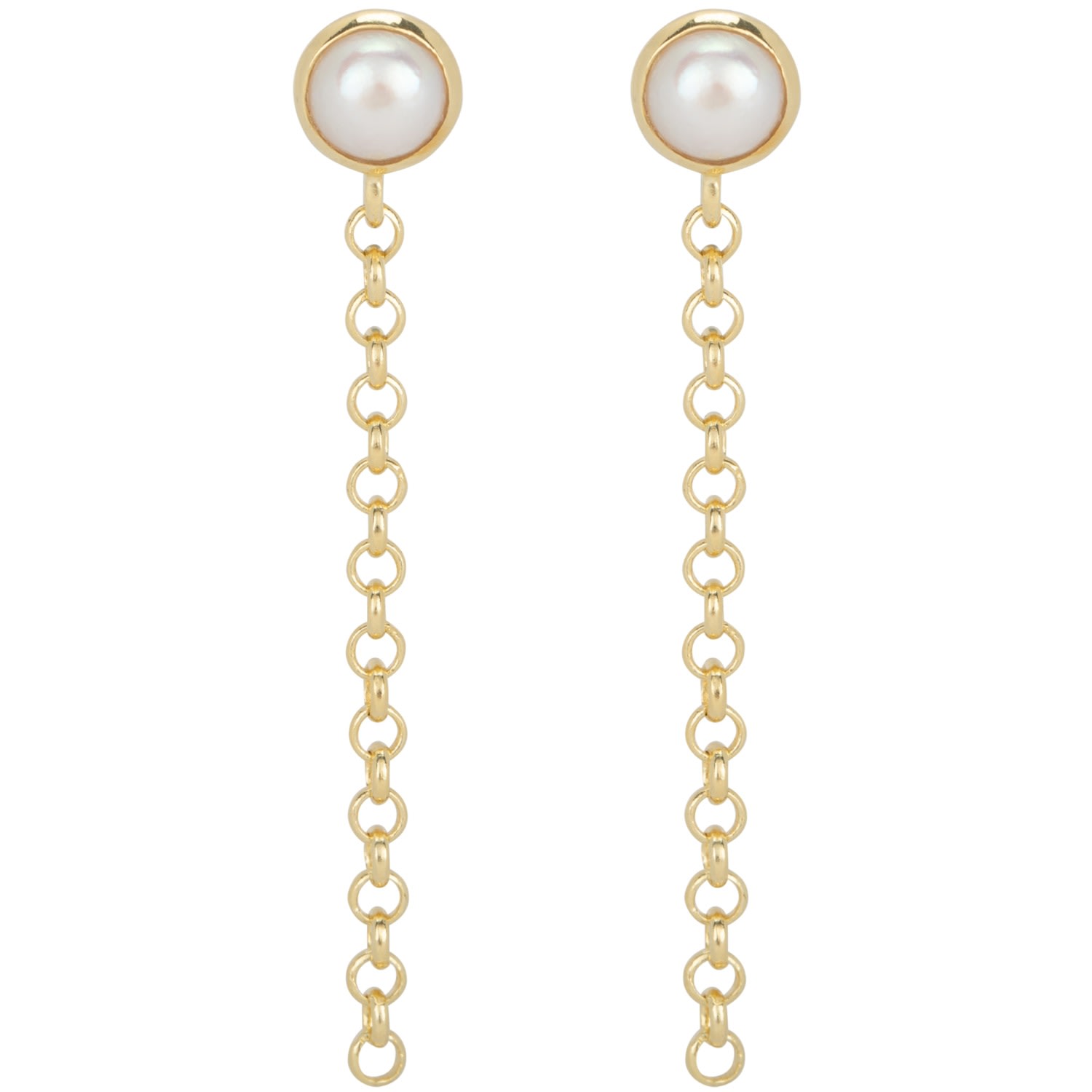 Coco & Kinney Women's Pearl & Chain Drop Earrings In Multi