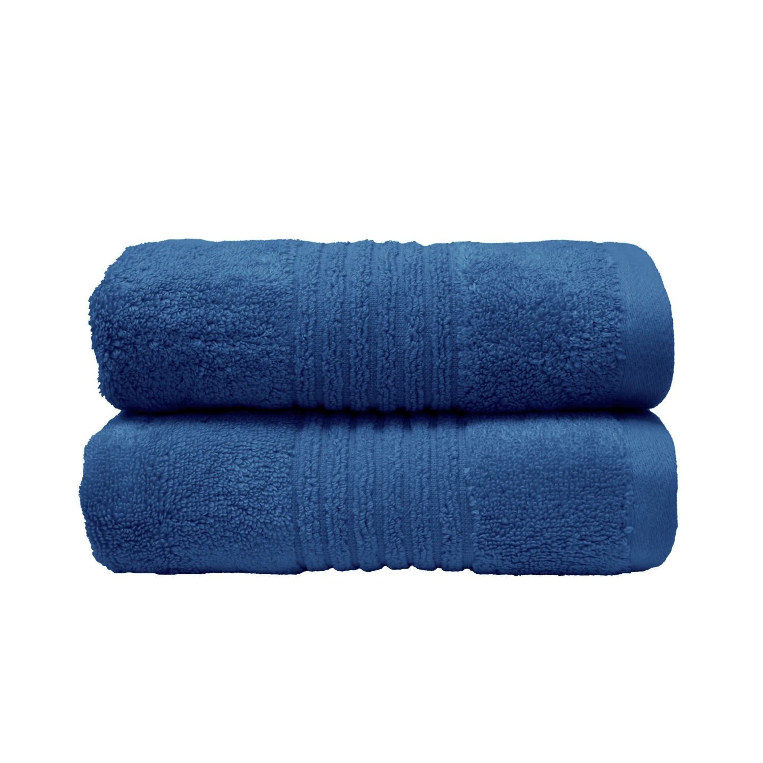 Misona Ultra Soft Bamboo Bath Towel Set - Blue In Blue