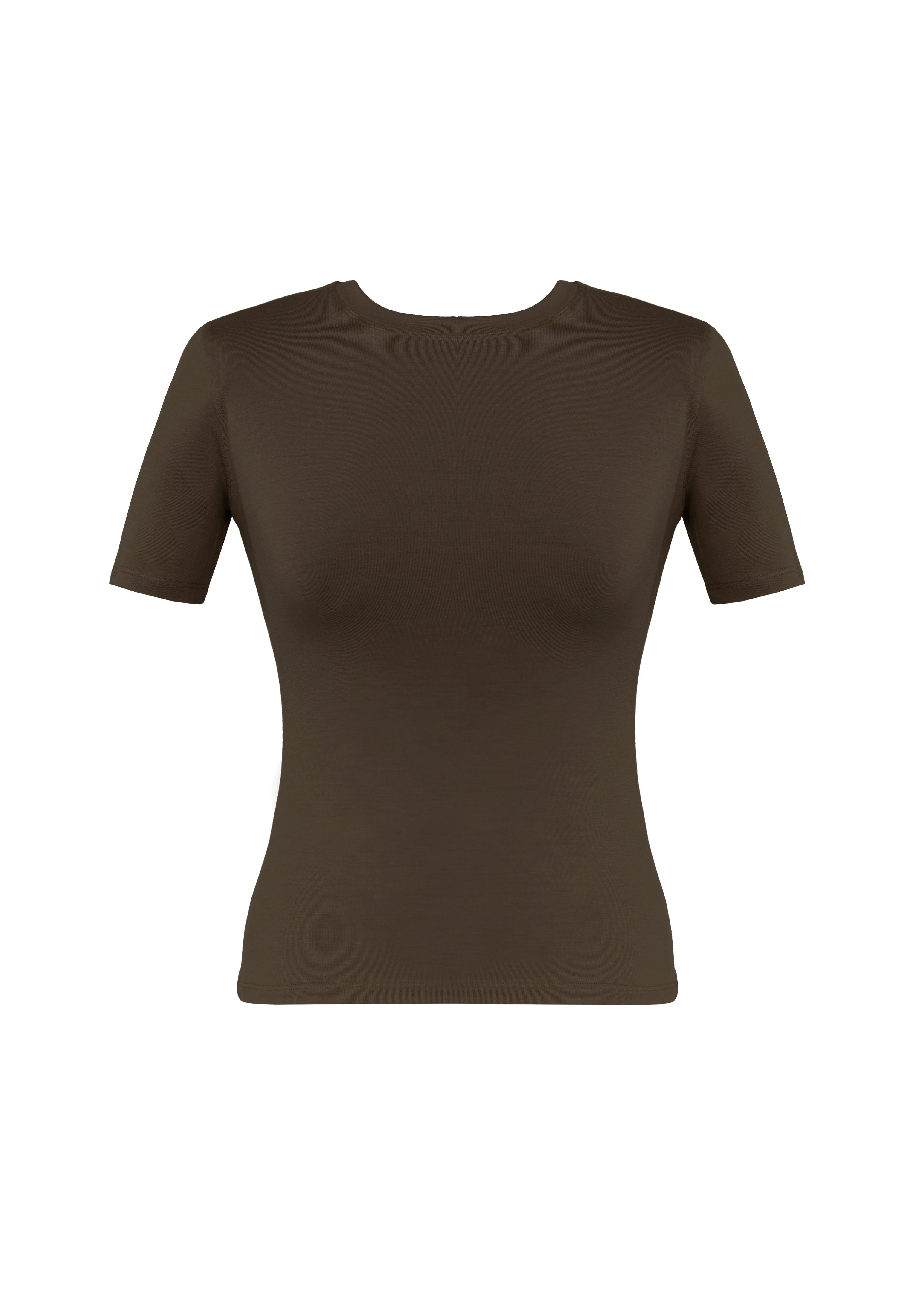 Guaja. Studio Women's Nineties Fitted T-shirt - Brown In Brown