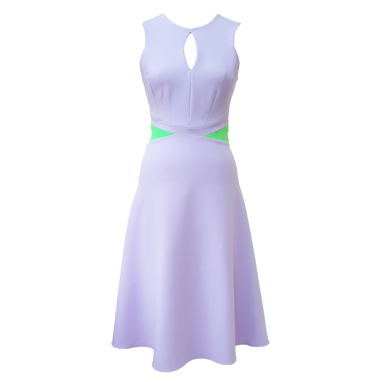 MELLARIS WOMEN'S PINK / PURPLE CLAUDETTE LILAC DRESS
