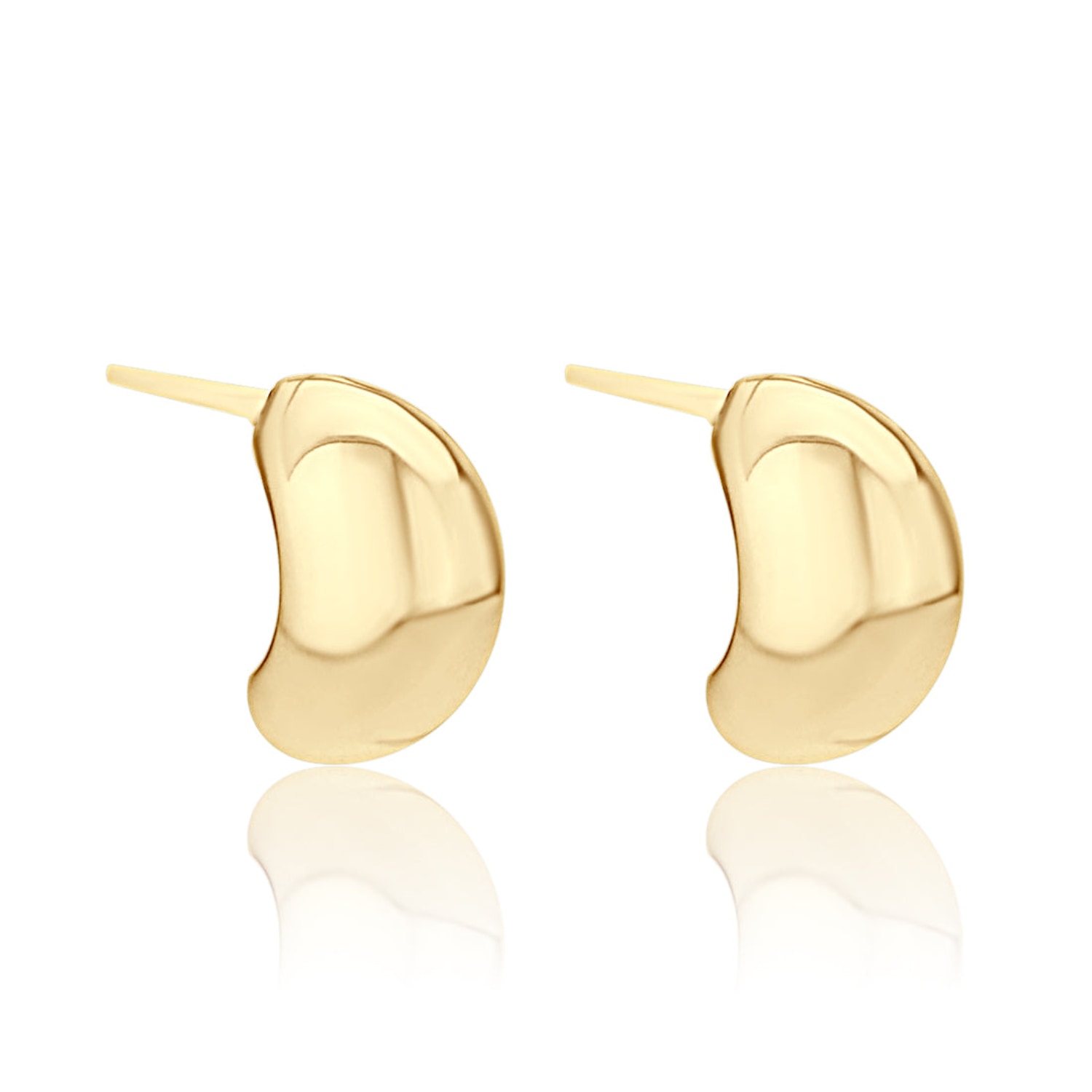 Shymi Women's Mini Dome Hoops - Gold