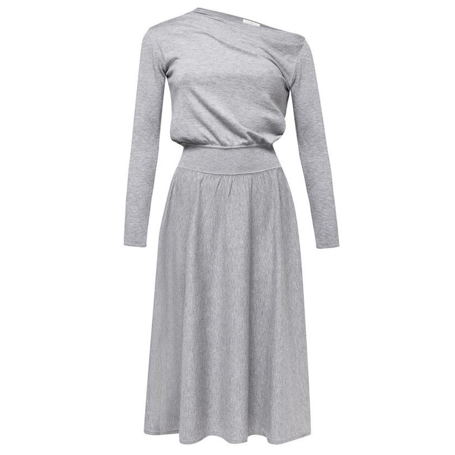 Peraluna Women's Mayfair Knit Dress In In Grey In Grey