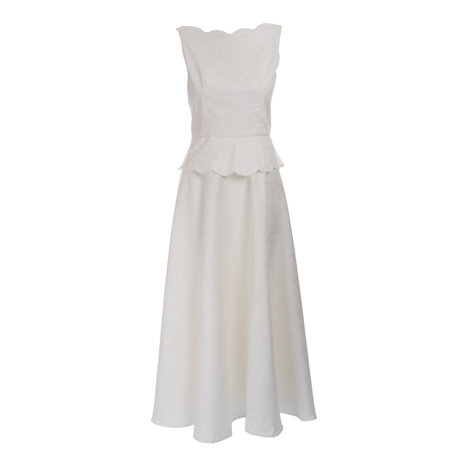 Sofia Tsereteli Women's White Echoed Elegance Gown In White
