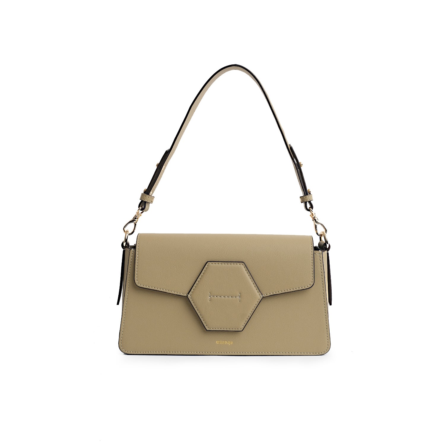 Women’s Neutrals Vegan Cactus Leather Shoulder Bag Mianqa