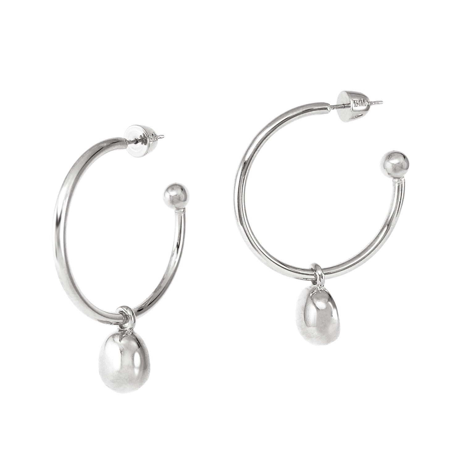 Biko Women's Galina 2-in-1 Hoops Large Silver In Silver