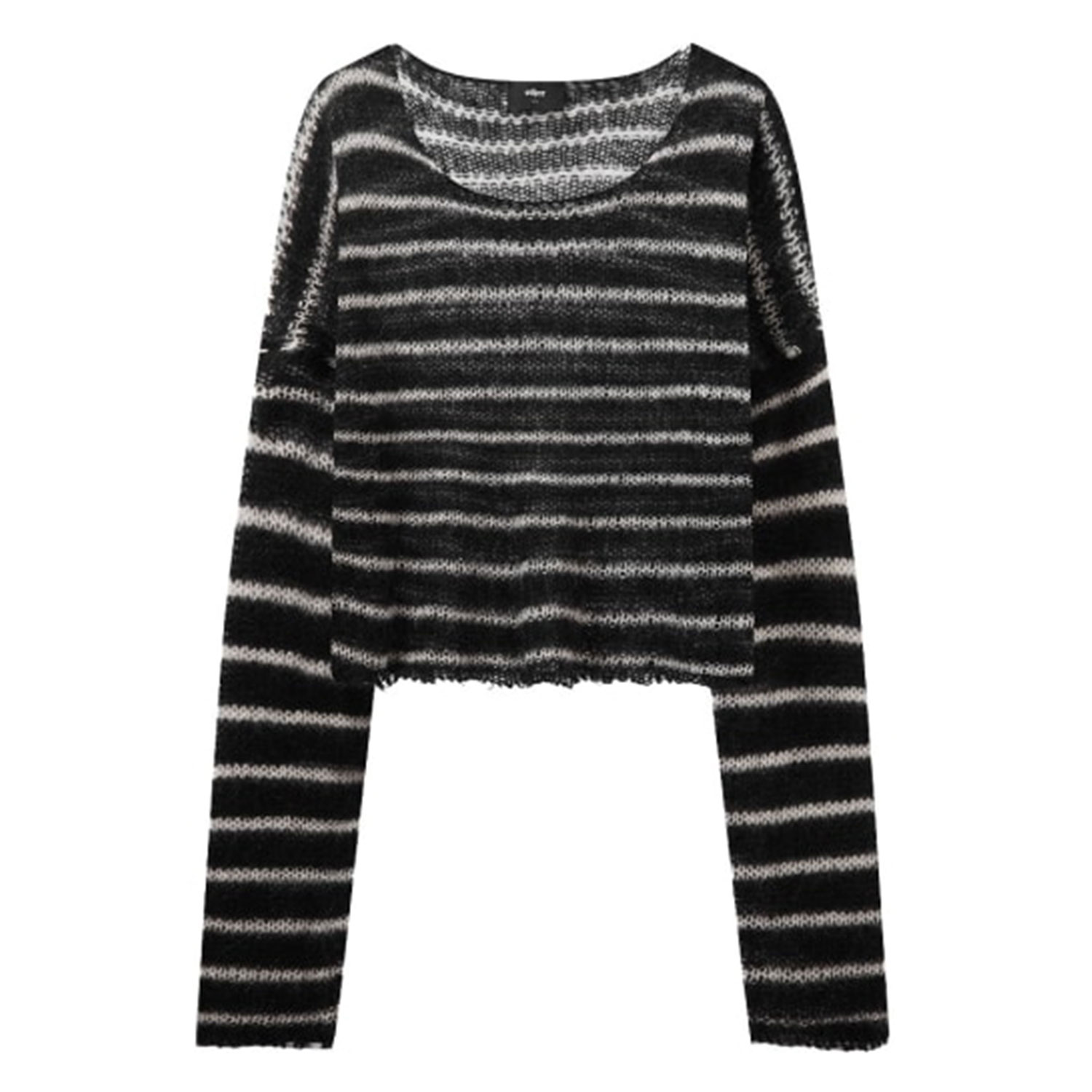 Women’s Cropped Navarro Jumper - Black & Bone L/Xl OTHER UK