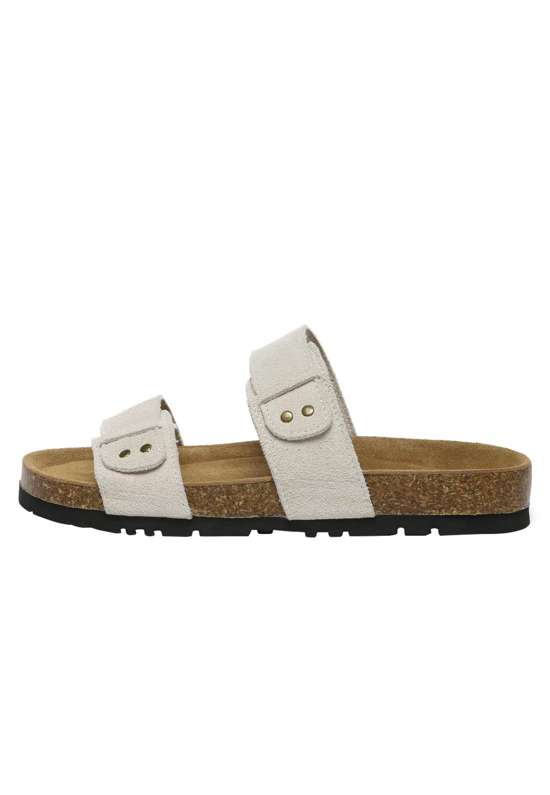 Everau Australia Women's Neutrals Scarlet Leather Sandals In Sand In Multi