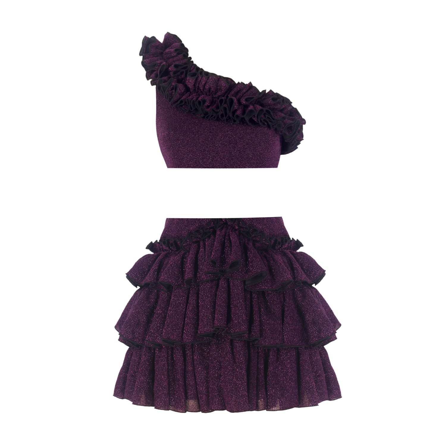 Nur Karaata Pink / Purple Bellano Alexis Sparkle Purple Set