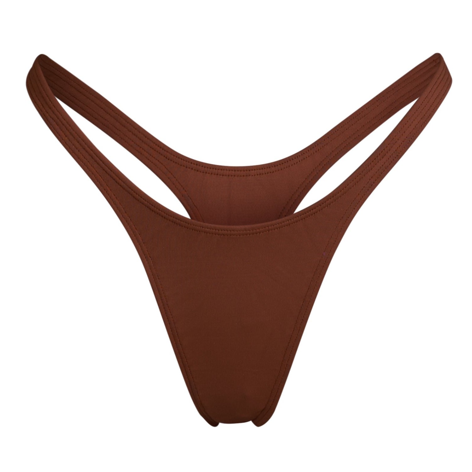 Minimale Animale Women's Nolita Thong Bikini Bottom - Skinny Dip Brown In Brown