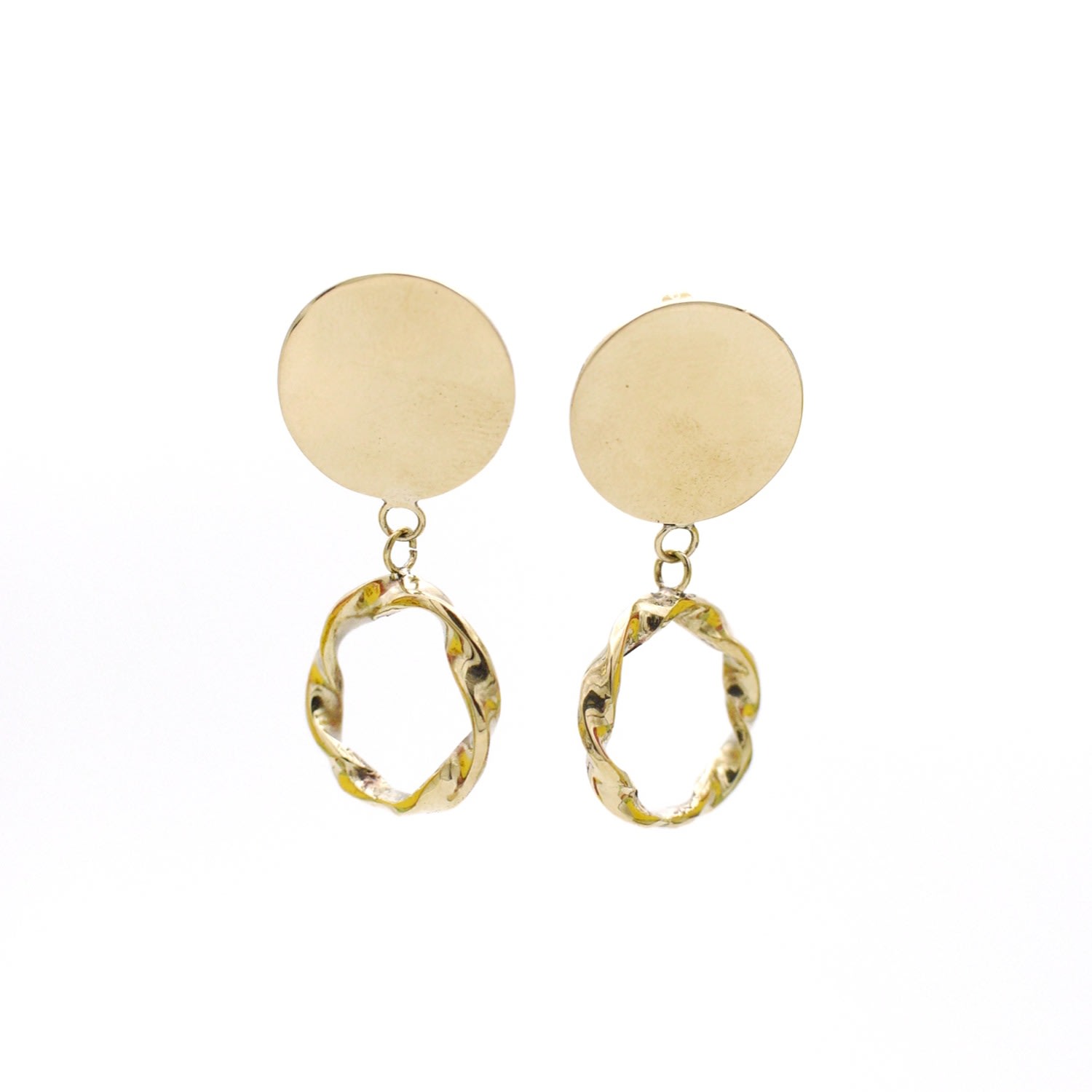 Lala Salama Women's Gold Twisted Drop Earrings In Gold
