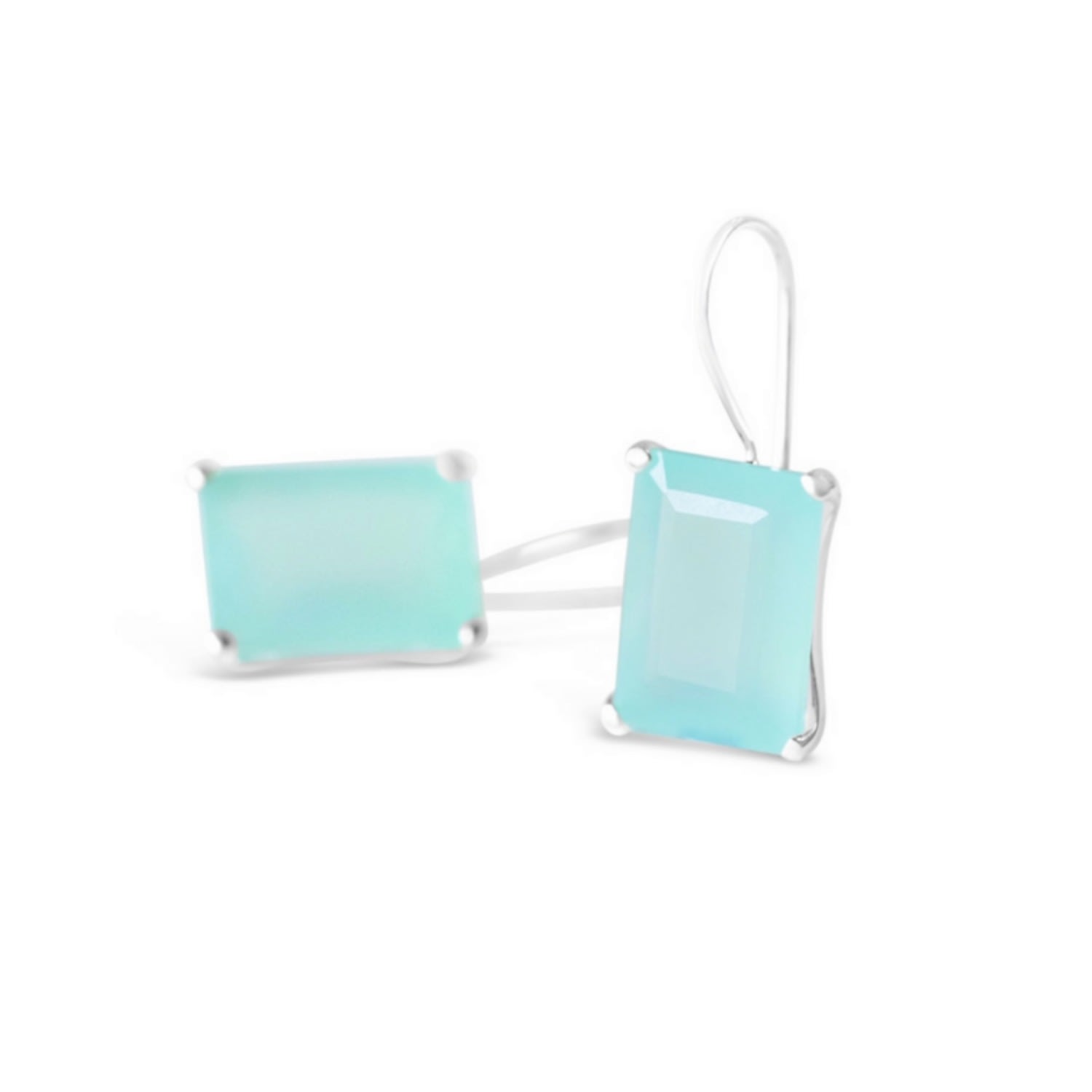 Women’s Silver / Blue The Water Babies Earrings Gem Bazaar Jewellery