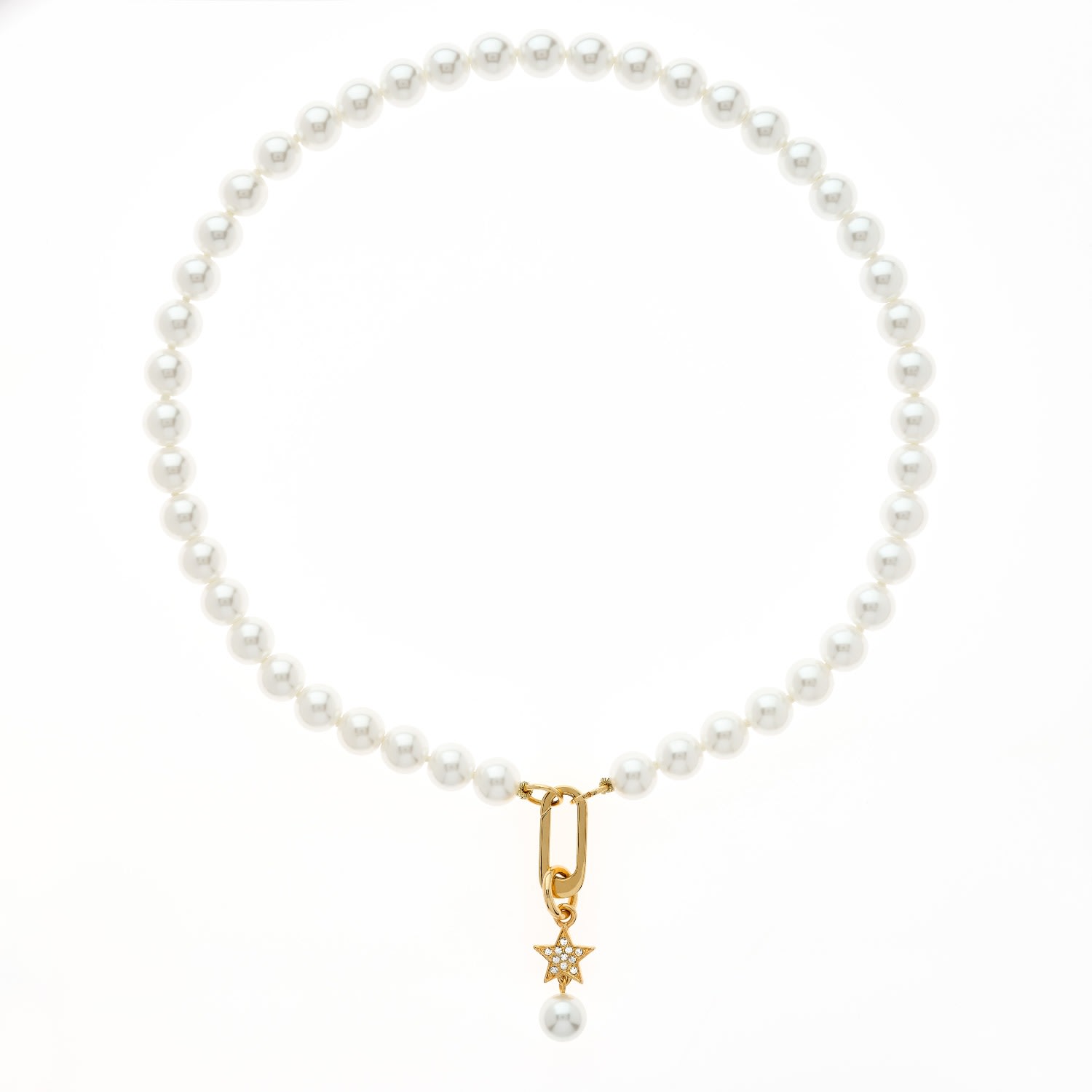 Emma Holland Jewellery Women's Gold / White Gold Star & Pearl Charm Necklace In Multi