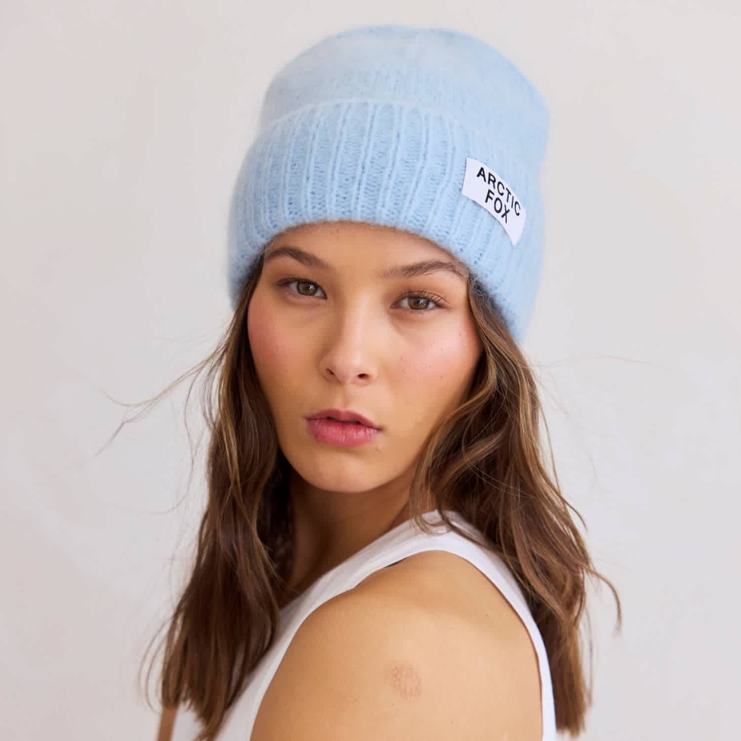 The Mohair Beanie - Powder Blue | Arctic Fox & Co. | Wolf & Badger