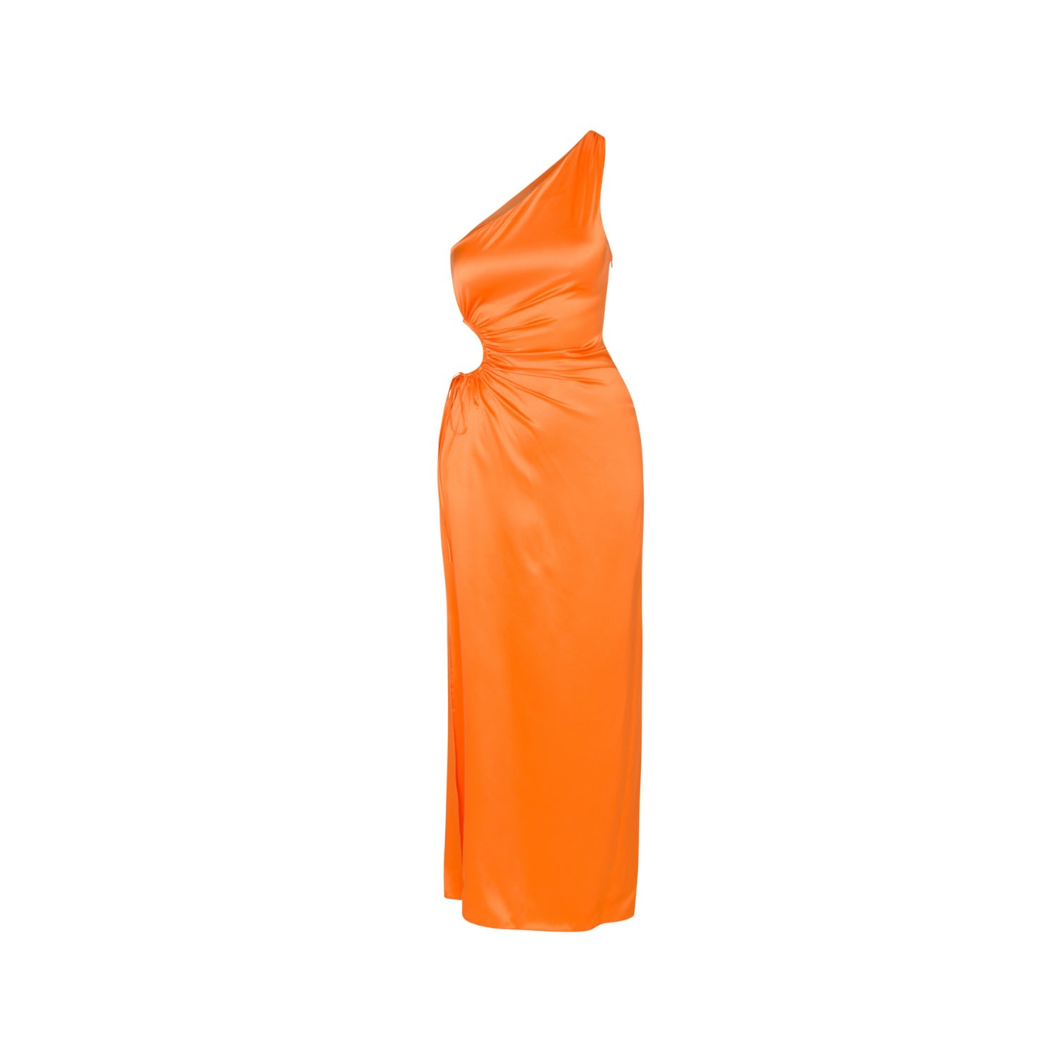 Delfi Collective Women's Yellow / Orange Natalie Long Dress In Yellow/orange