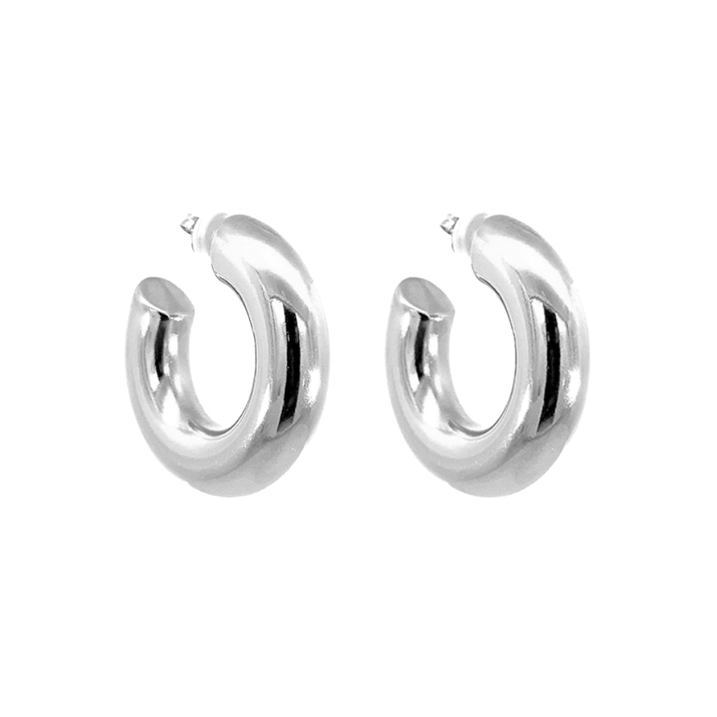 Women’s Monaco Hoops Large Silver Jordan Road Jewelry