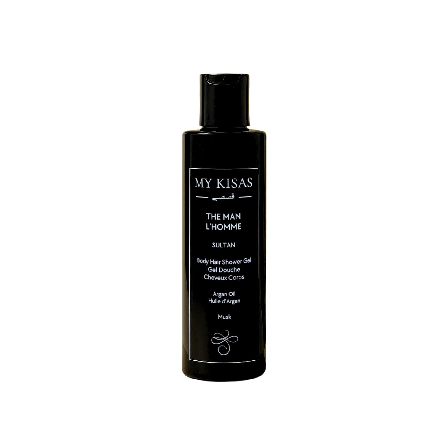 My Kisas Neutrals Sultan - Shower Gel & Shampoo With Argan Oil, Coconut Oil Scented With Musk