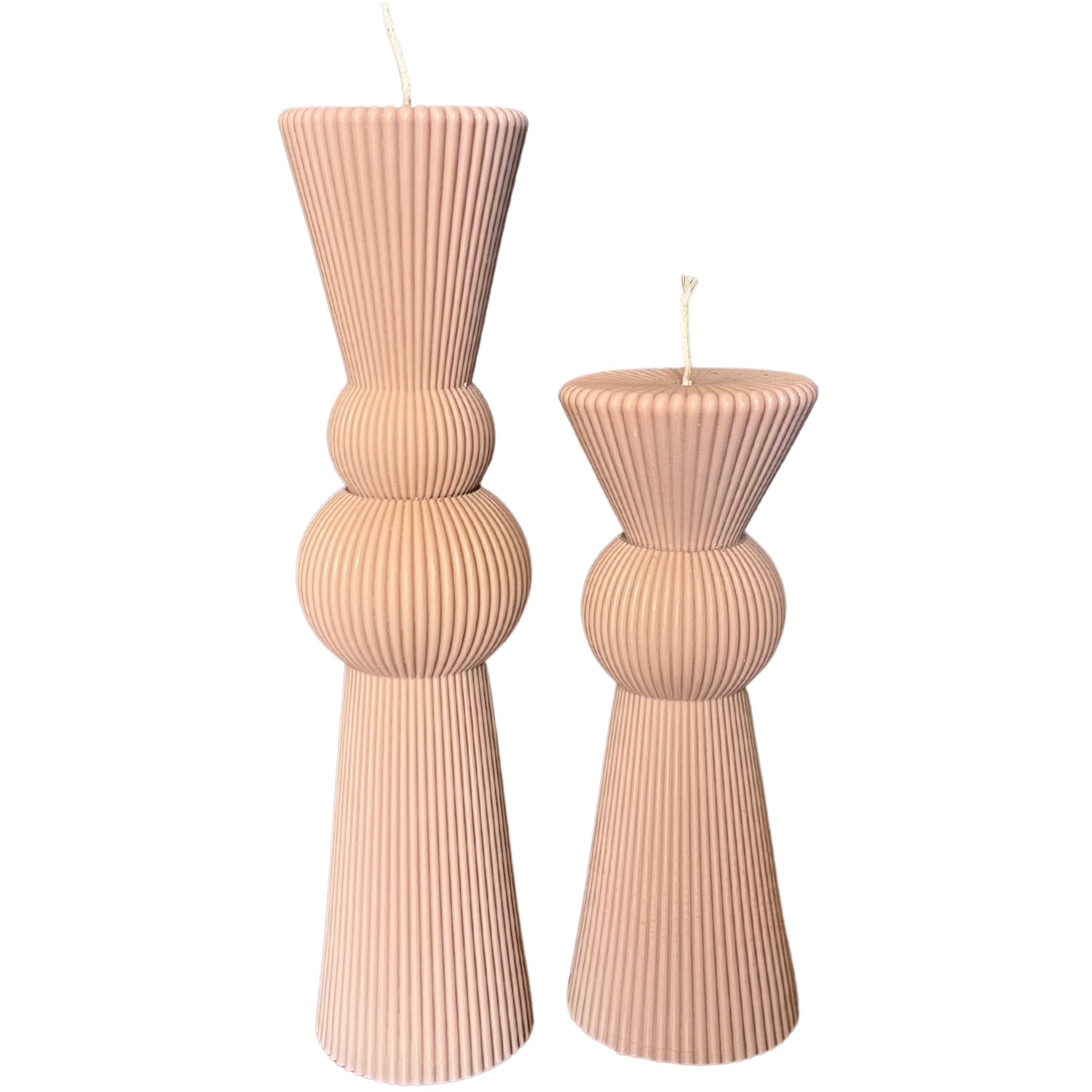 Neos Candlestudio Neutrals Chandelle - Stone In Pink