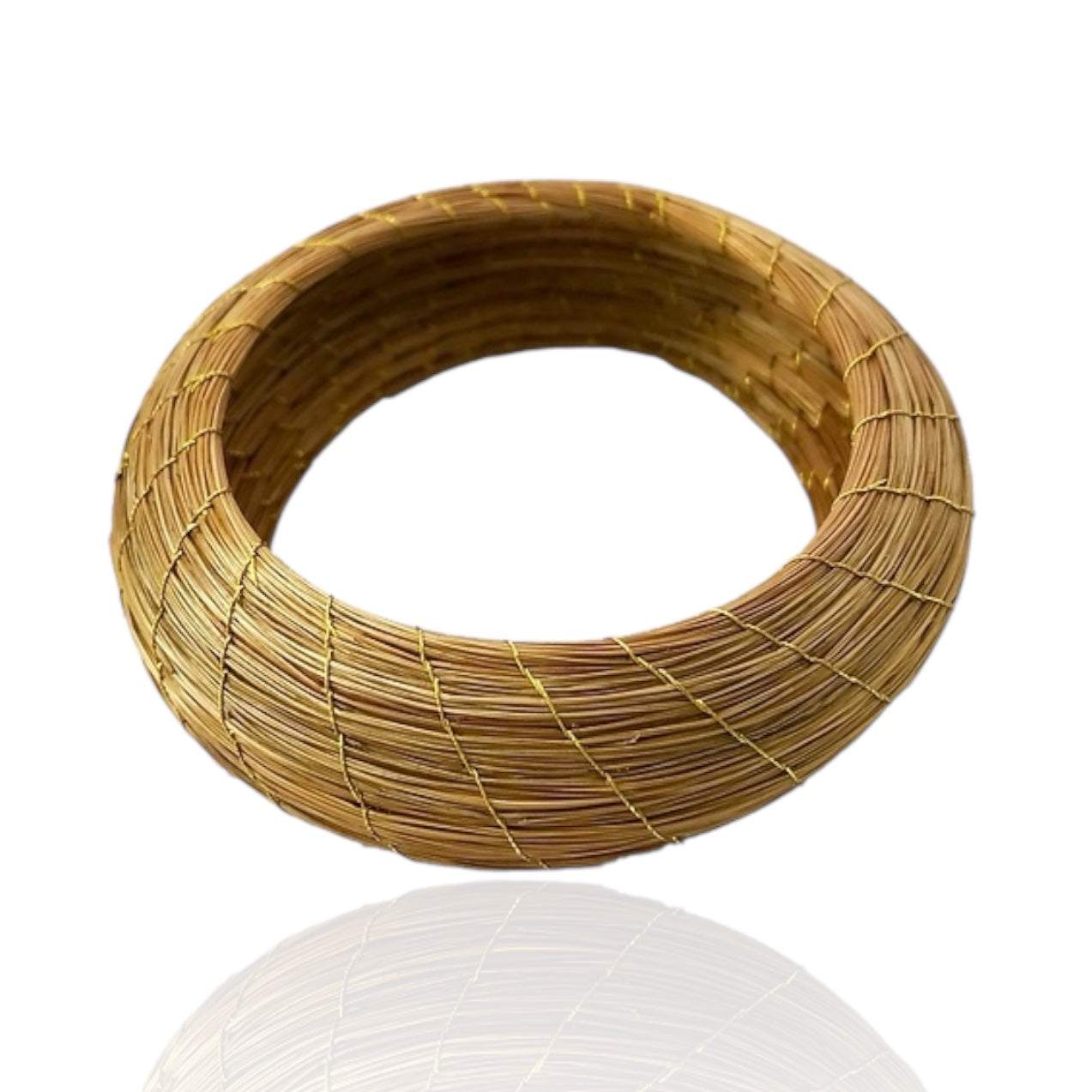 FETUTTI JEWELRY WOMEN'S FLORA GOLDEN GRASS OVAL BRACELET