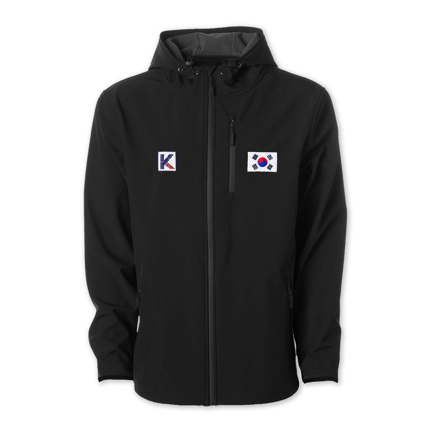 Korelimited Men's Kor Flag Poly-tech Jacket In Black Limited Edition In Black