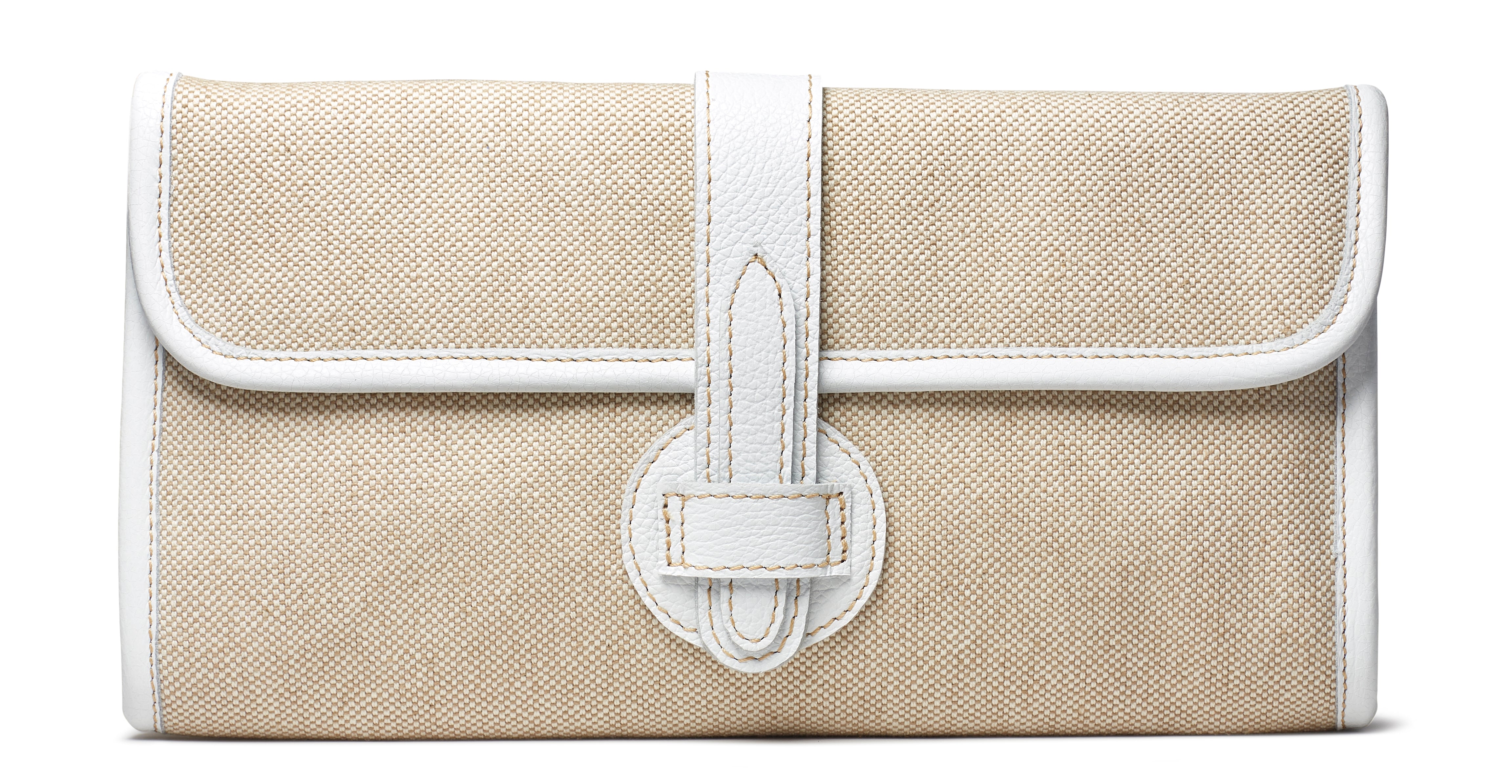 Women’s Neutrals / White Adrian Clutch - Neutrals, White One Size Modus Rio