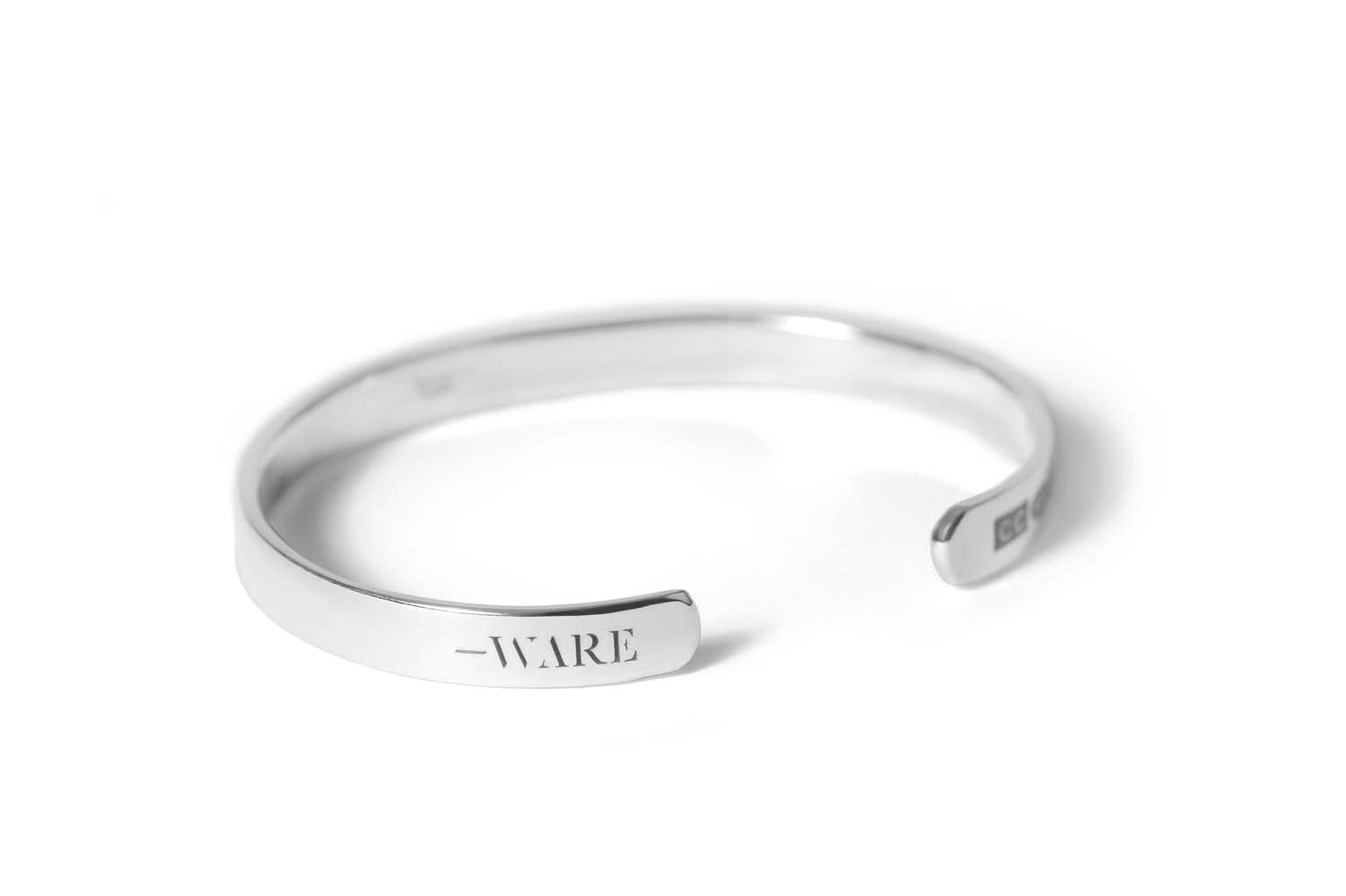 Men’s Silver Curve Bangle Ware Collective