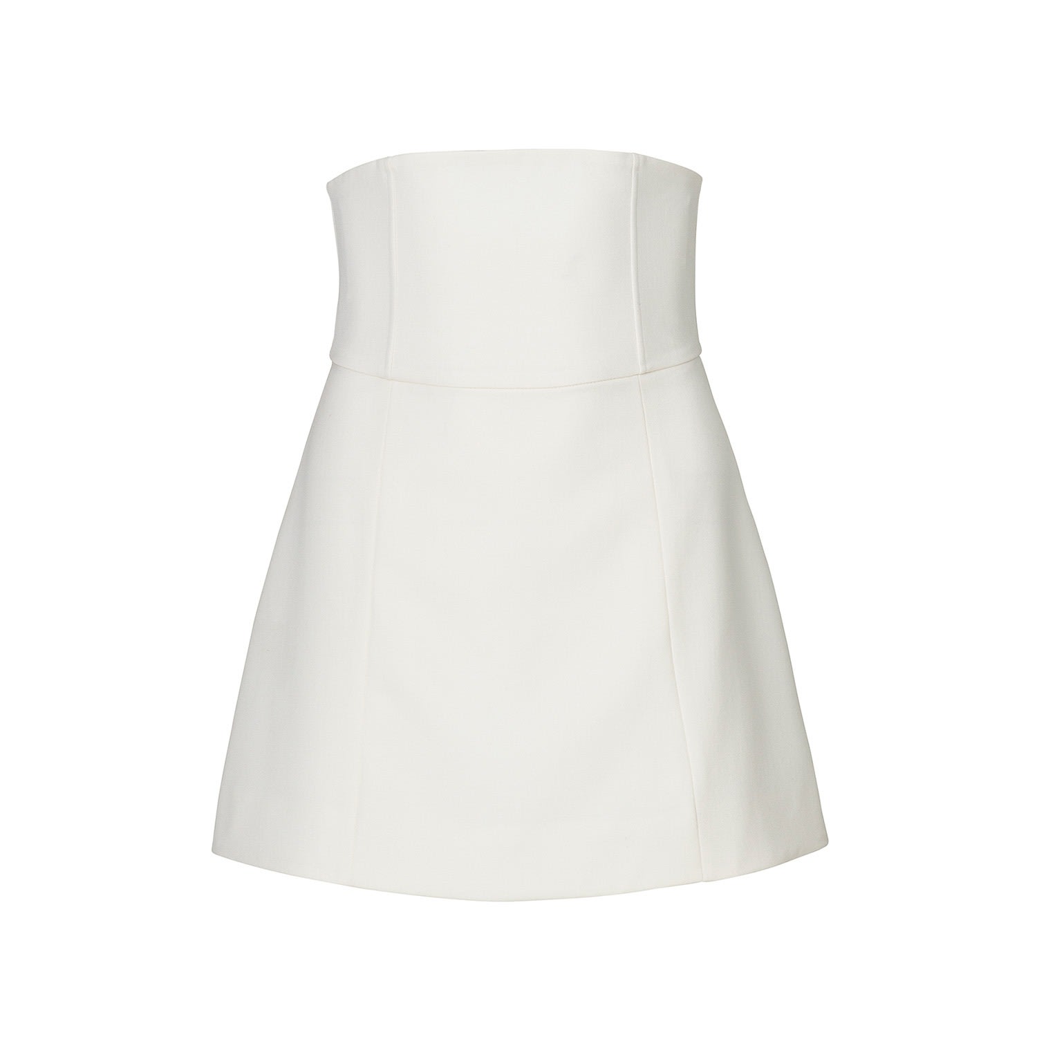 Vestiaire D'un Oiseau Libre Women's White Wool High Waisted Skirt In White