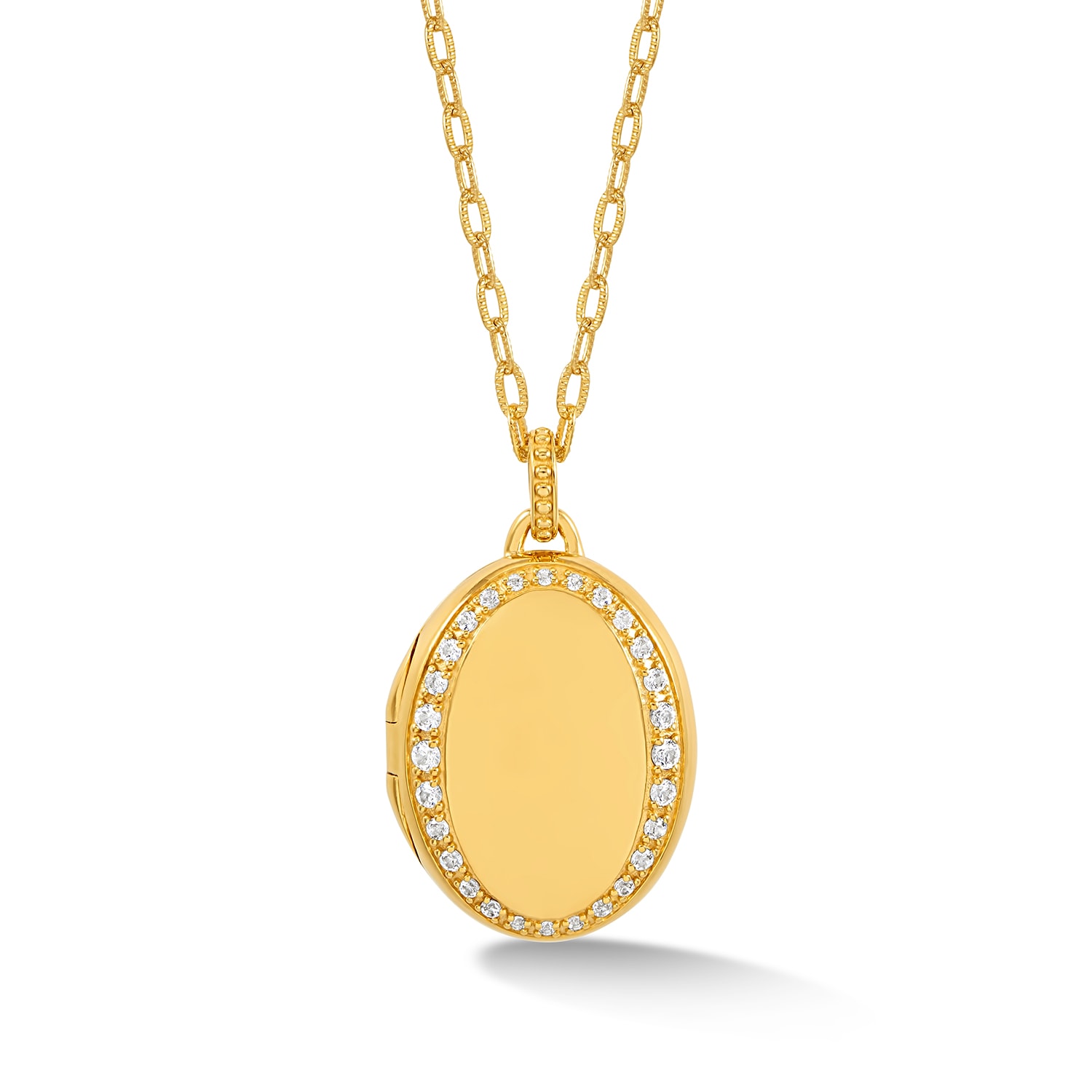 Dower & Hall Women's Celeste Sapphire Locket In Gold In Gold