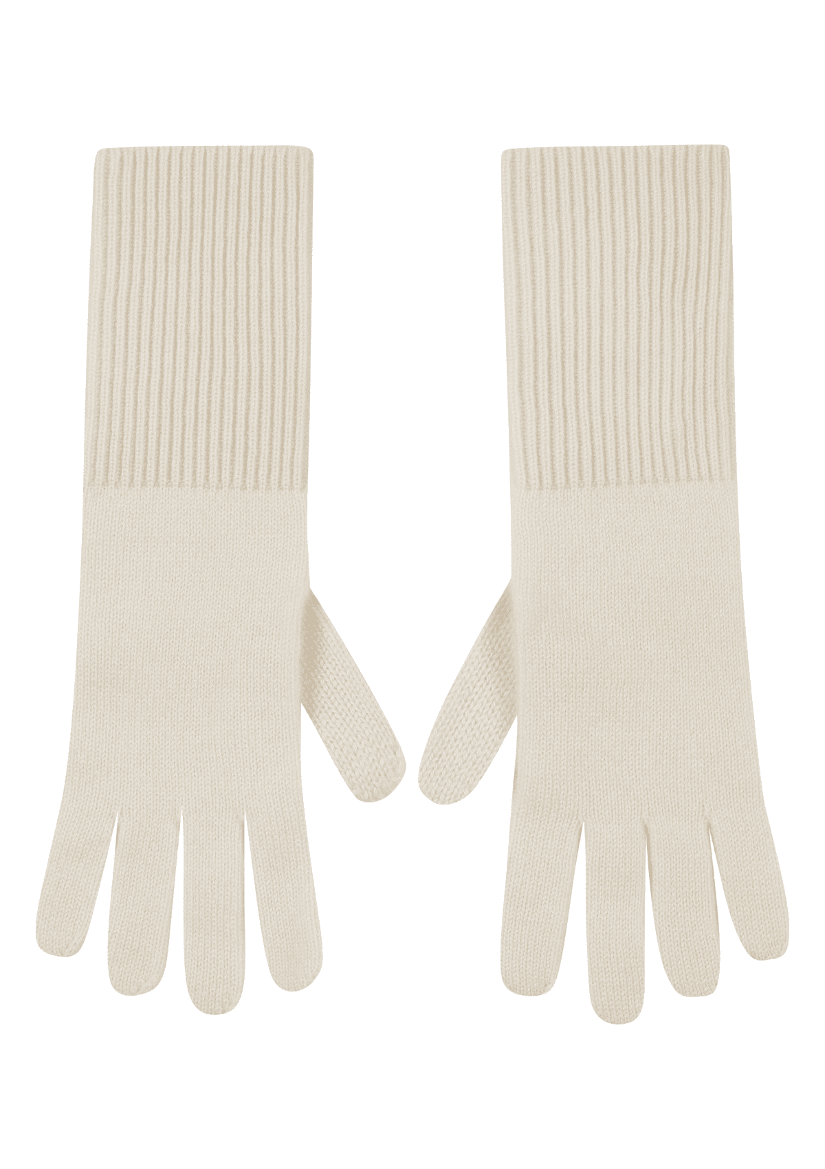 Cashmere Glove In Snow White | Loop Cashmere | Wolf & Badger