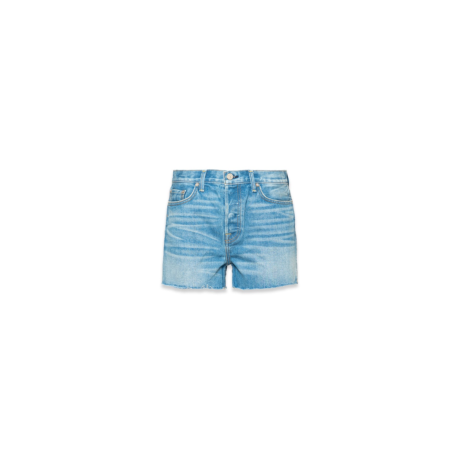 Noend Denim Blue Muse Denim Shorts In Ohio In Blue