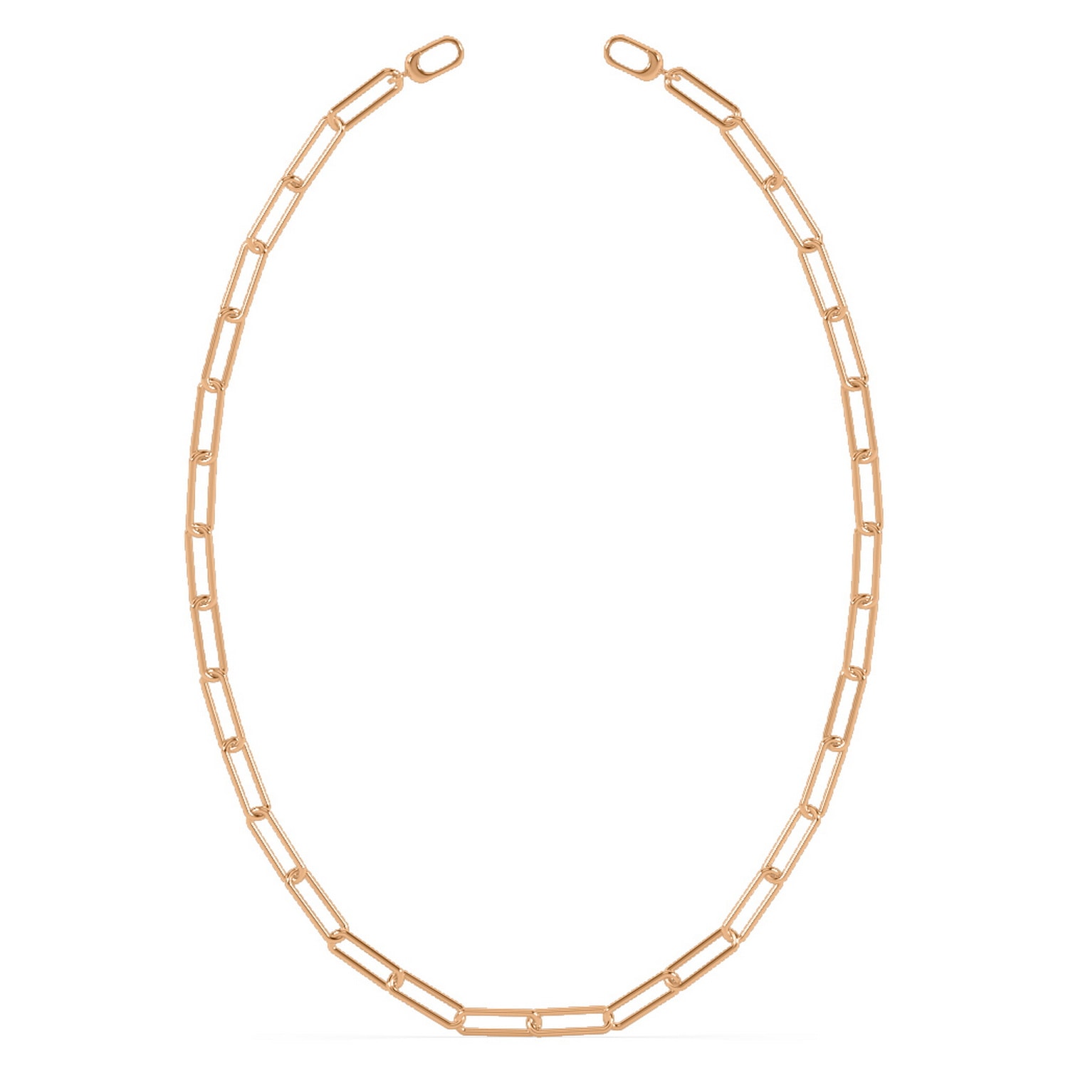 Oni Fine Jewelry Women's Bold Clip Necklace - Rose Gold In Gray