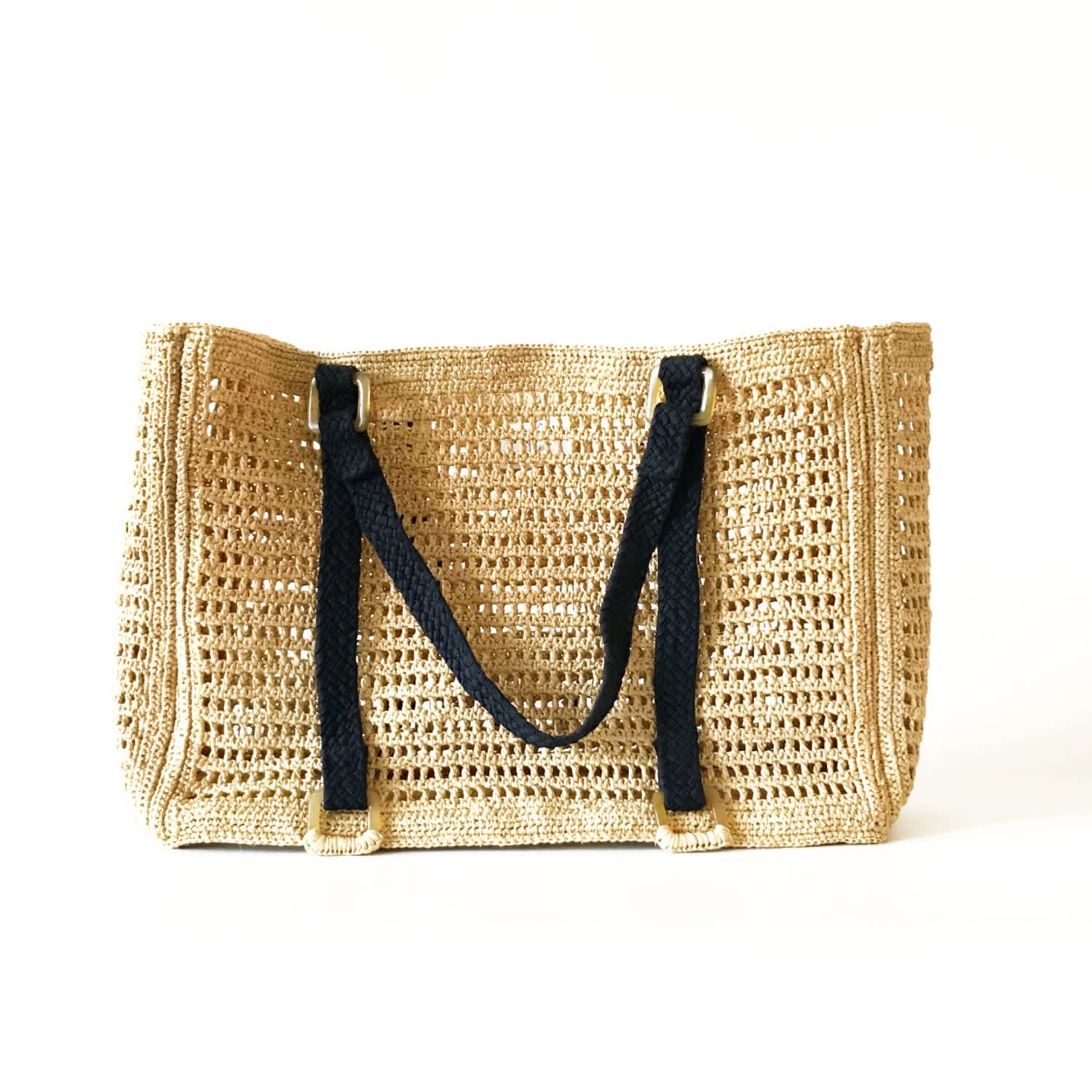 large raffia bag